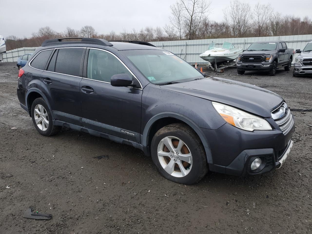 2013 Subaru Outback 3.6r Limited Gray vin: 4S4BRDLC8D2210220