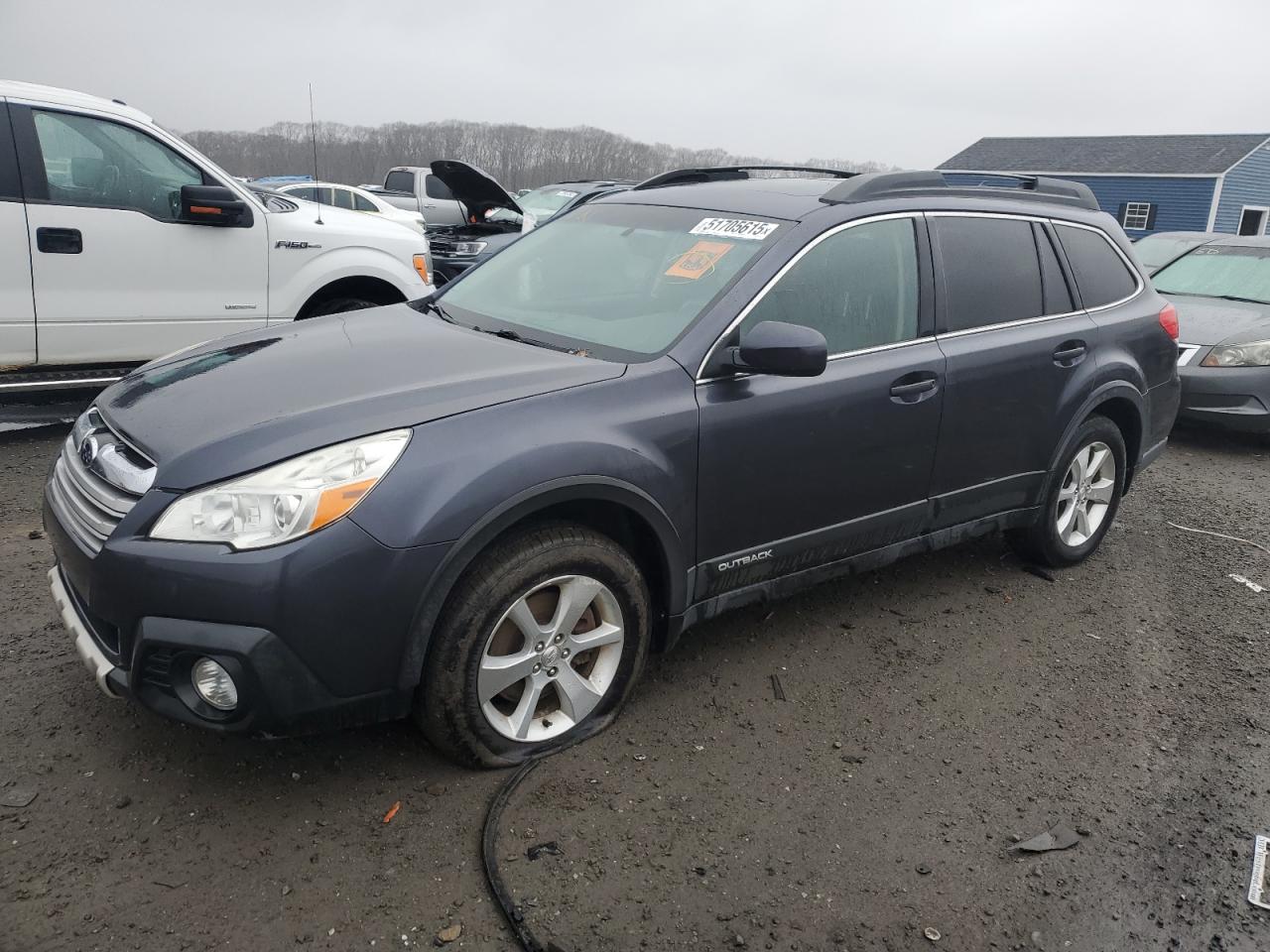 2013 Subaru Outback 3.6r Limited Gray vin: 4S4BRDLC8D2210220