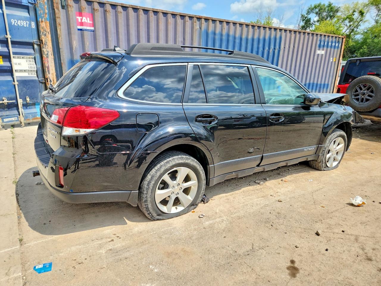 2014 Subaru Outback 3.6r Limited Black vin: 4S4BRDLC8E2324946