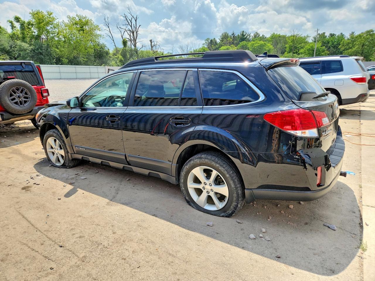 2014 Subaru Outback 3.6r Limited Black vin: 4S4BRDLC8E2324946