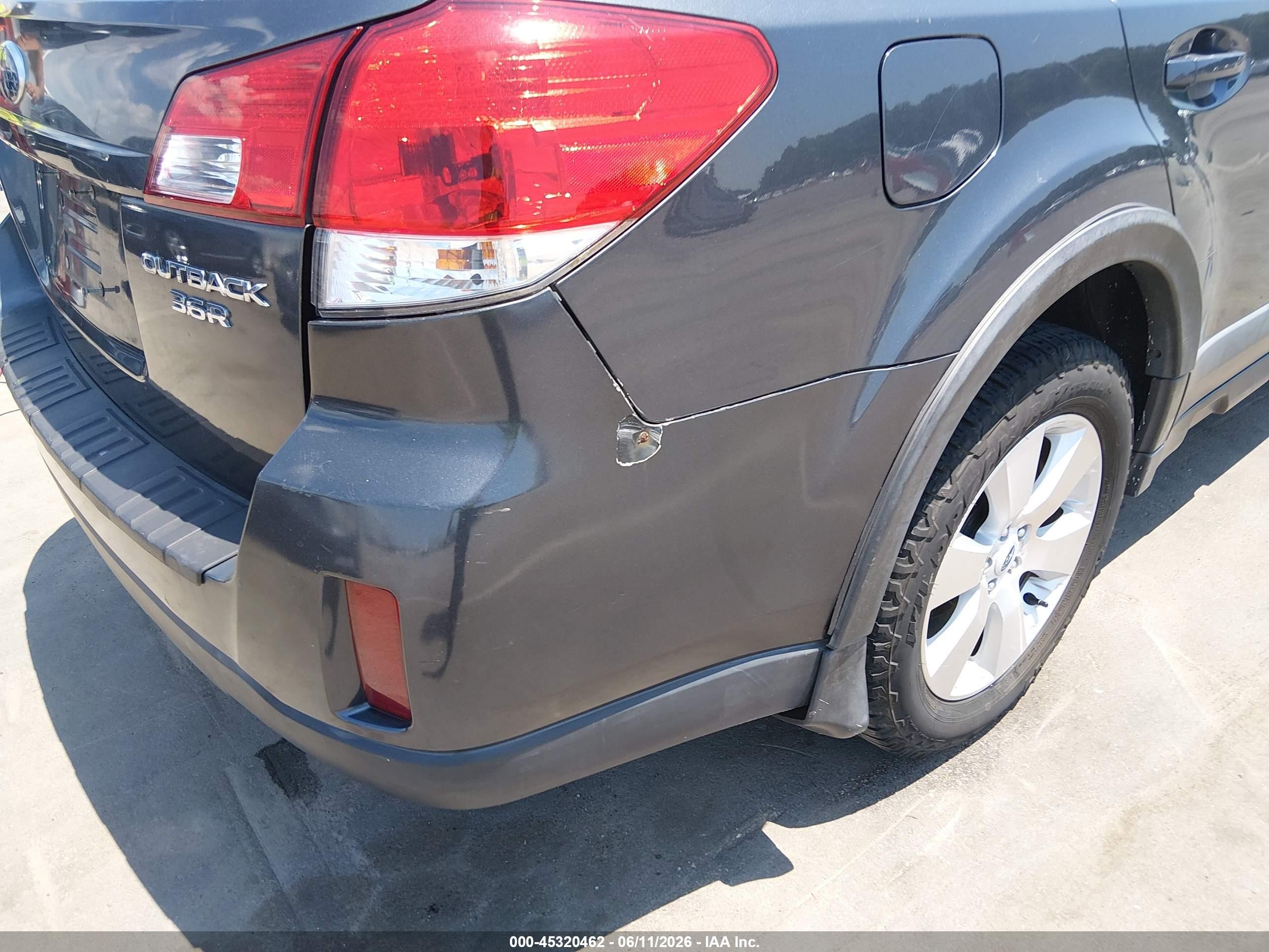 2011 Subaru Outback 3.6r Limited Серый vin: 4S4BRDLC9B2434299