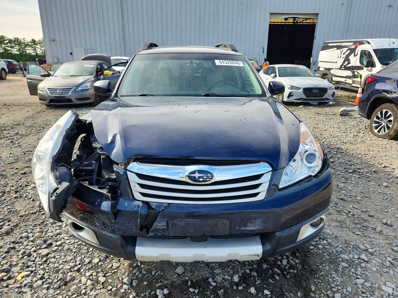 2012 Subaru Outback 3.6r Limited Blue vin: 4S4BRDLC9C2239689
