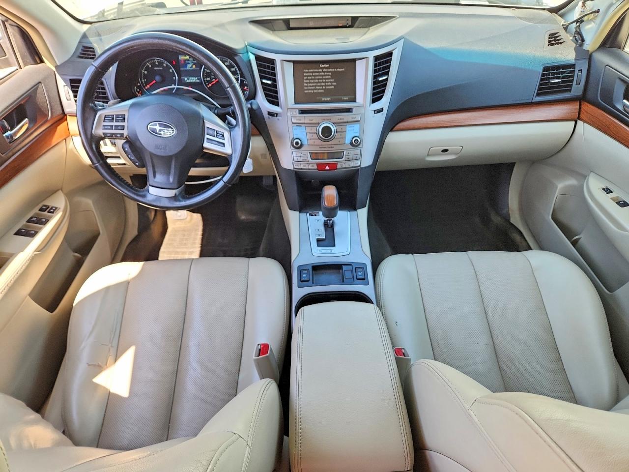 2013 Subaru Outback 3.6r Limited White vin: 4S4BRDLC9D2323772