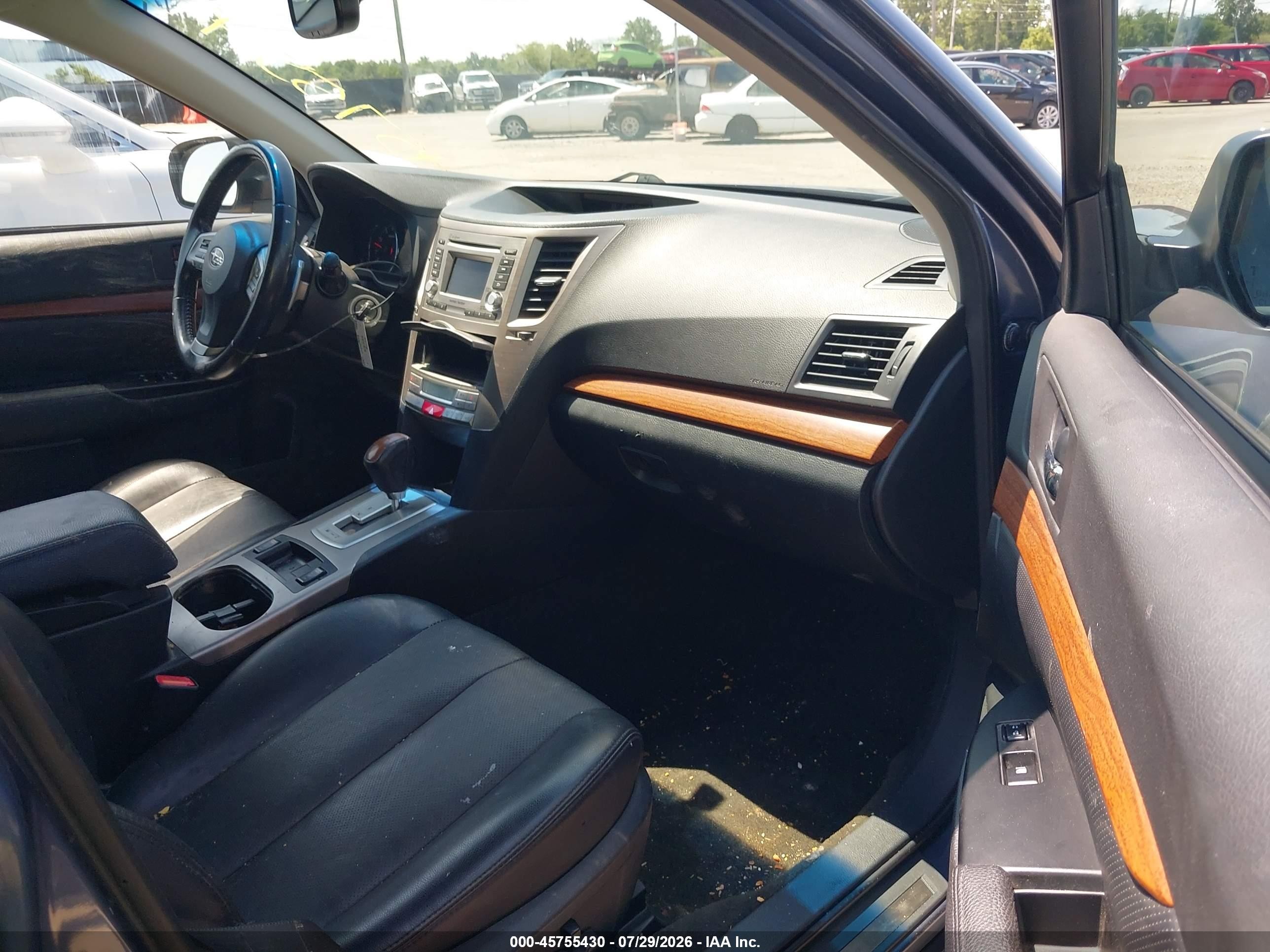 2014 Subaru Outback 3.6r Limited Blue vin: 4S4BRDLC9E2202550