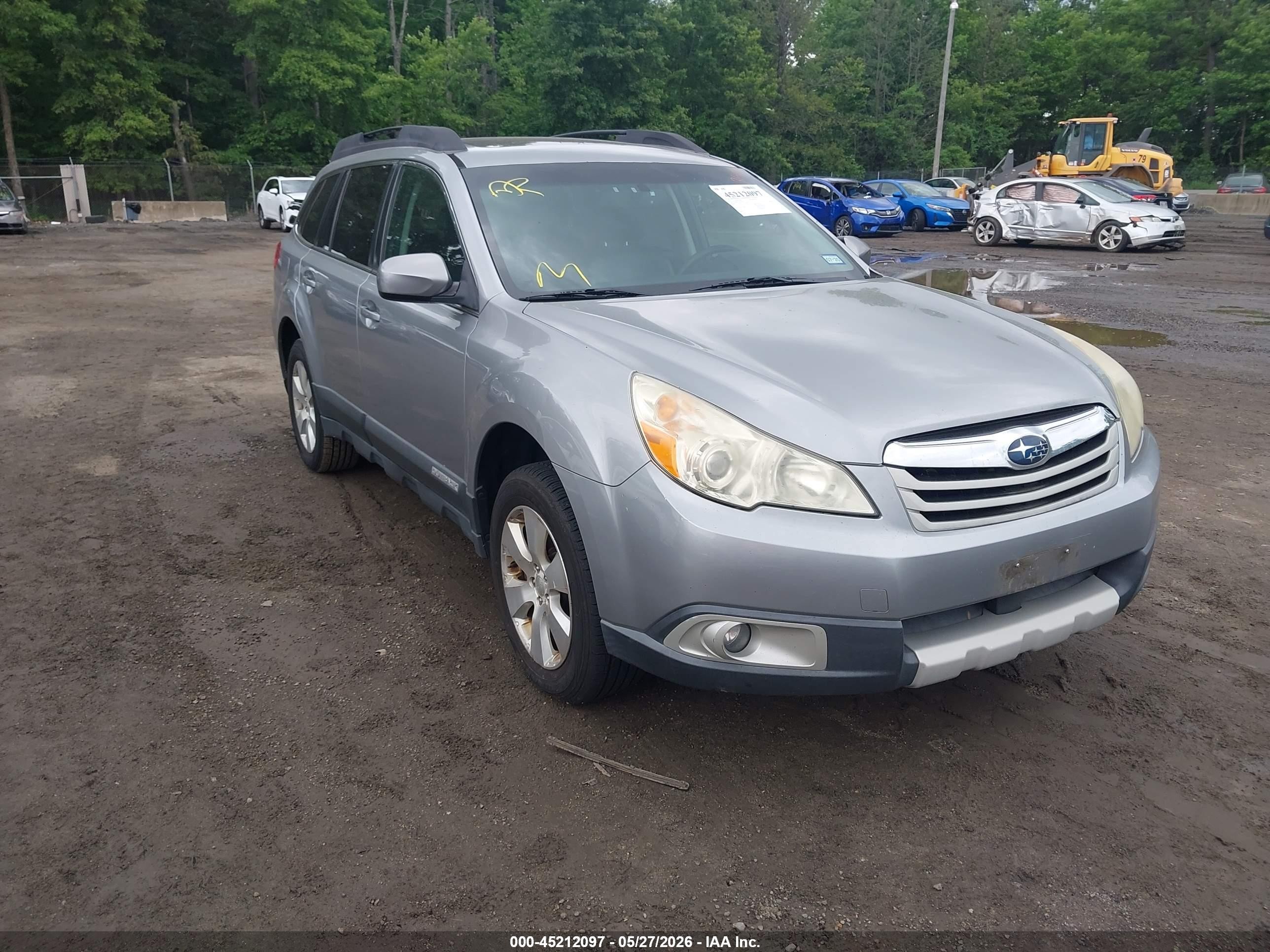 2011 Subaru Outback 3.6r Limited Серебряный vin: 4S4BRDLCXB2349343