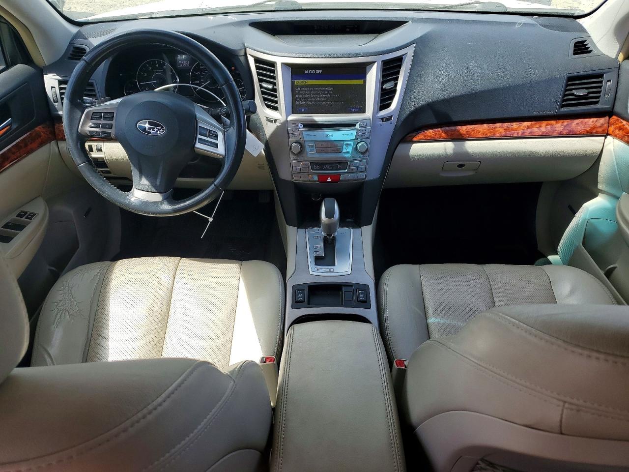 2012 Subaru Outback 3.6r Limited White vin: 4S4BRDLCXC2254069
