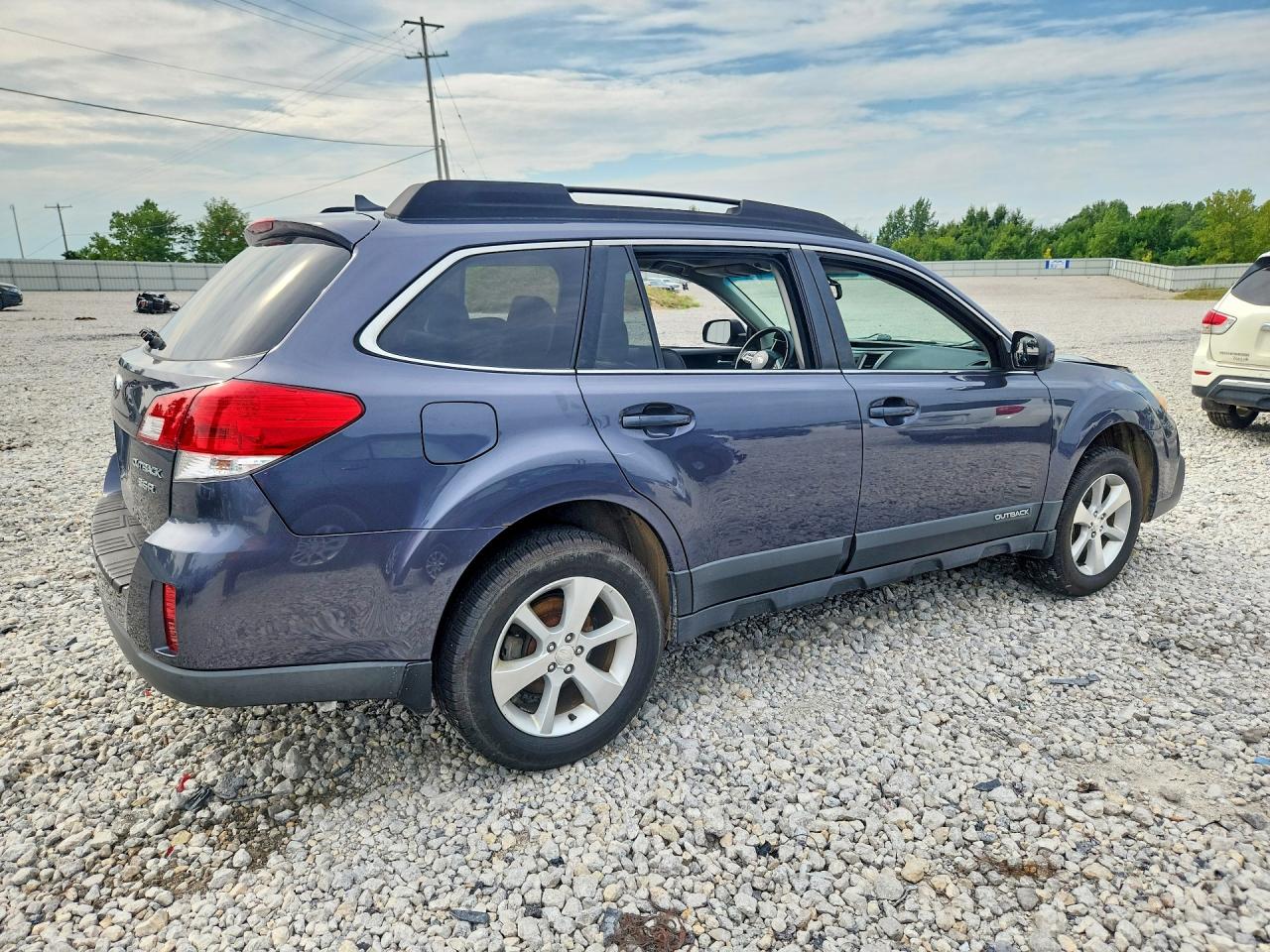 2014 Subaru Outback 3.6r Limited Blue vin: 4S4BRDLCXE2208356
