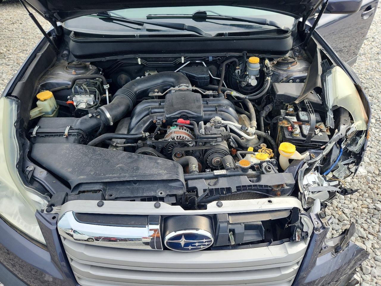 2014 Subaru Outback 3.6r Limited Blue vin: 4S4BRDLCXE2208356