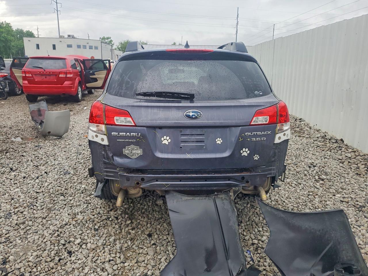 2014 Subaru Outback 3.6r Limited Gray vin: 4S4BRDMC1E2205697