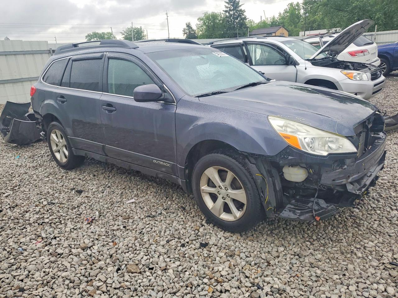 2014 Subaru Outback 3.6r Limited Gray vin: 4S4BRDMC1E2205697