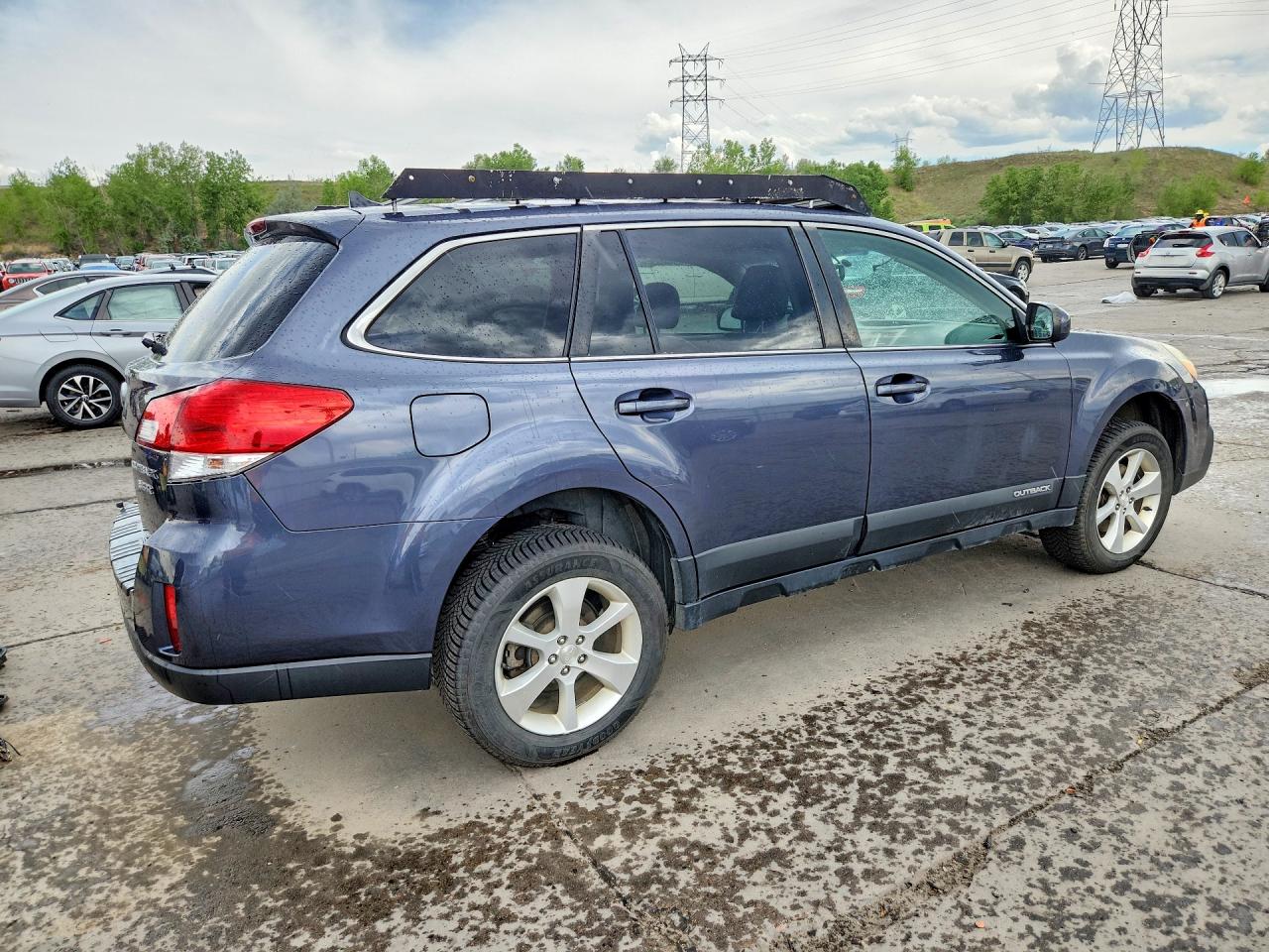 2014 Subaru Outback 3.6r Limited Blue vin: 4S4BRDMC3E2279512
