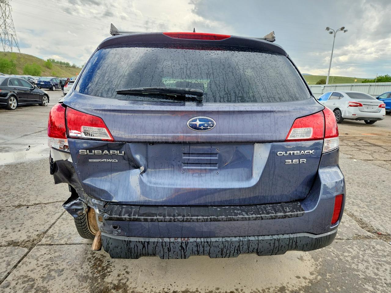2014 Subaru Outback 3.6r Limited Blue vin: 4S4BRDMC3E2279512
