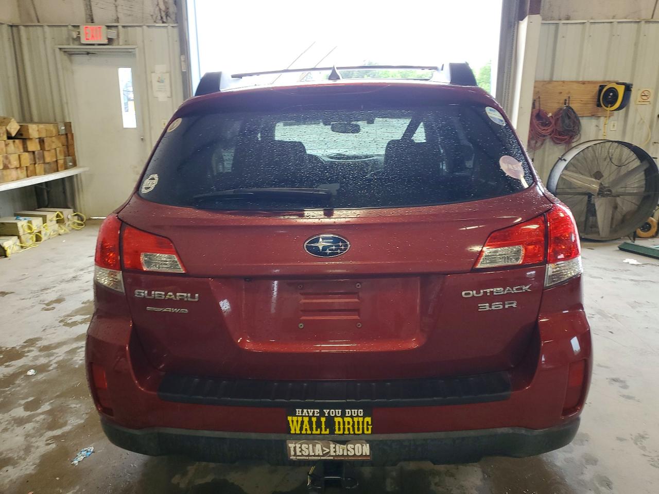 2013 Subaru Outback 3.6r Limited Burgundy vin: 4S4BRDPC0D2299789