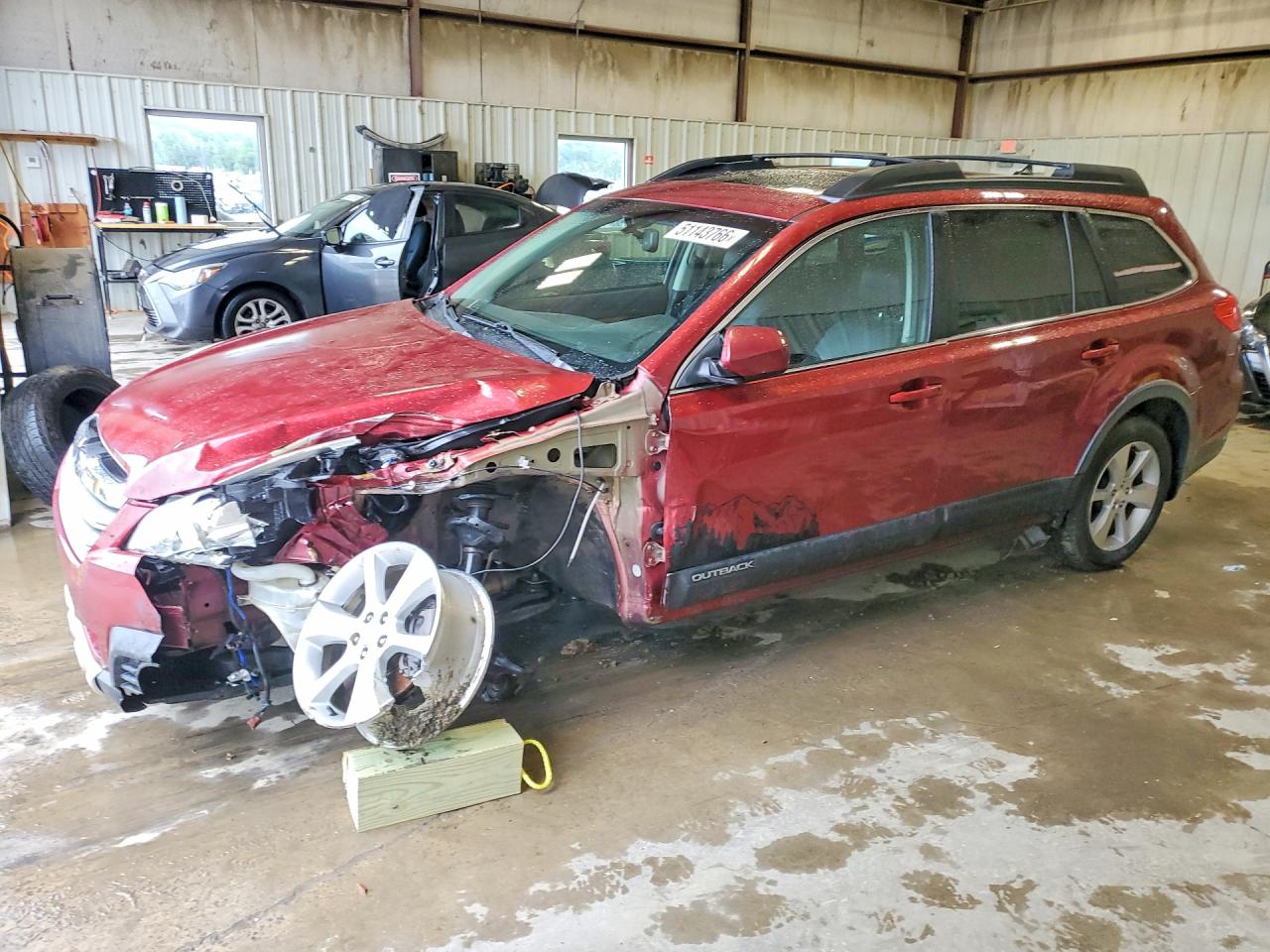 2013 Subaru Outback 3.6r Limited Бордовый vin: 4S4BRDPC0D2299789