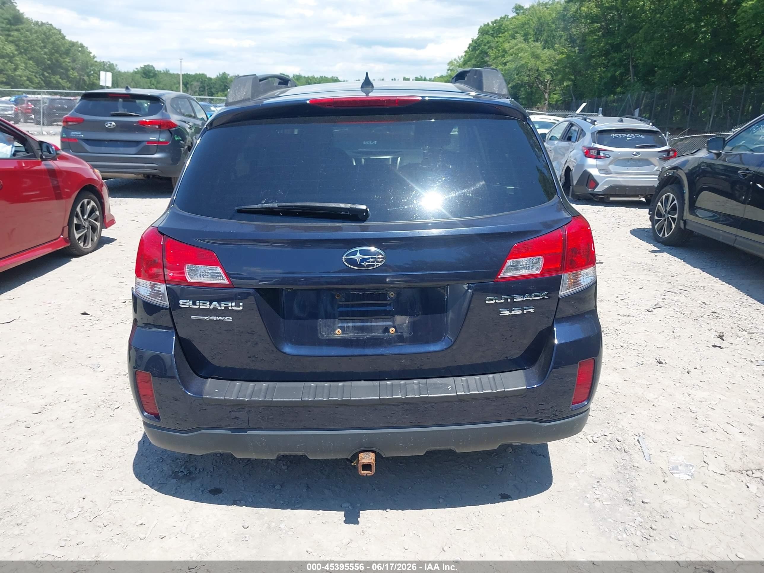 2013 Subaru Outback 3.6r Limited Blue vin: 4S4BRDPC7D2305961