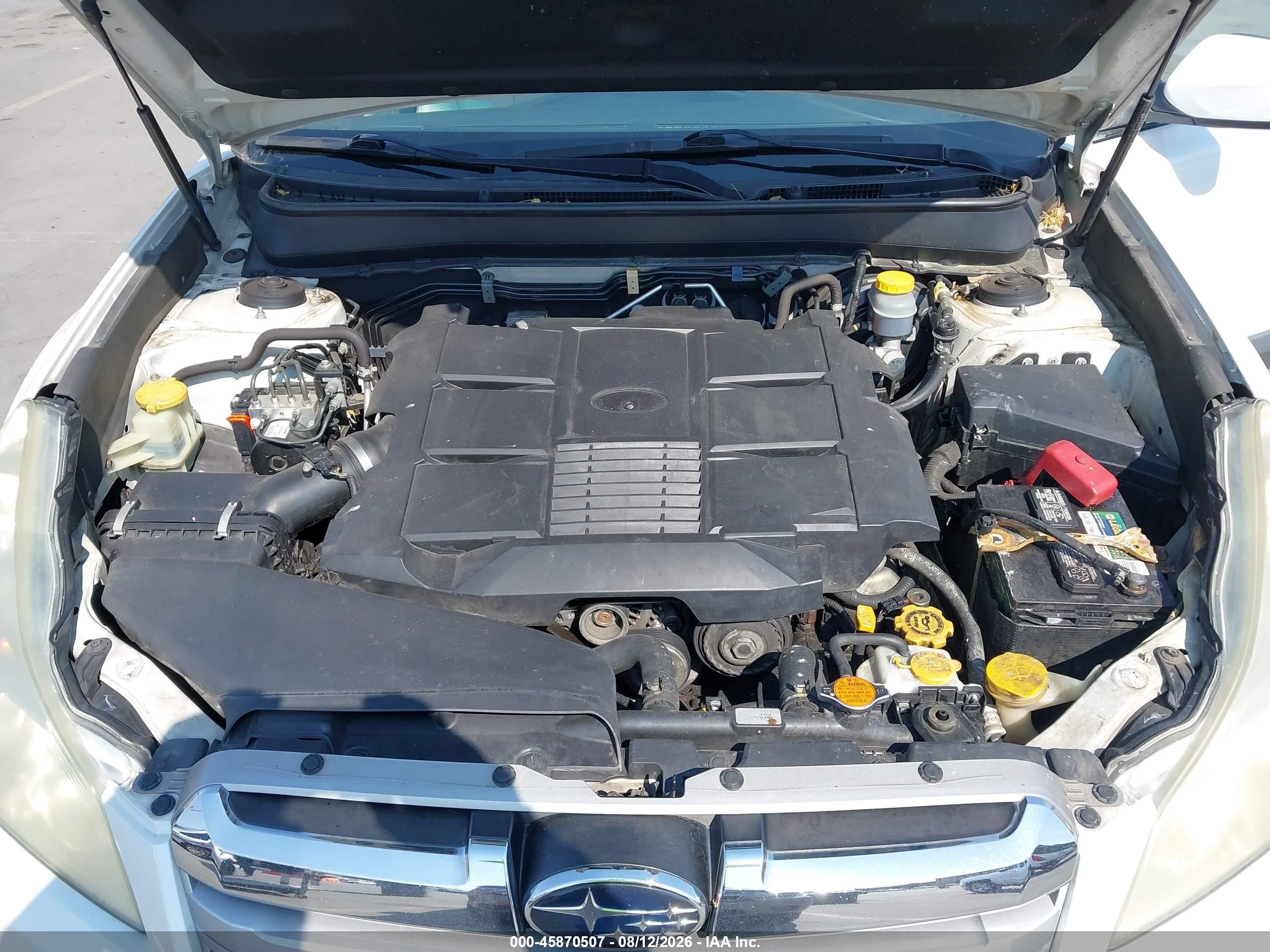 2013 Subaru Outback 3.6r Limited Белый vin: 4S4BRDPC9D2237114