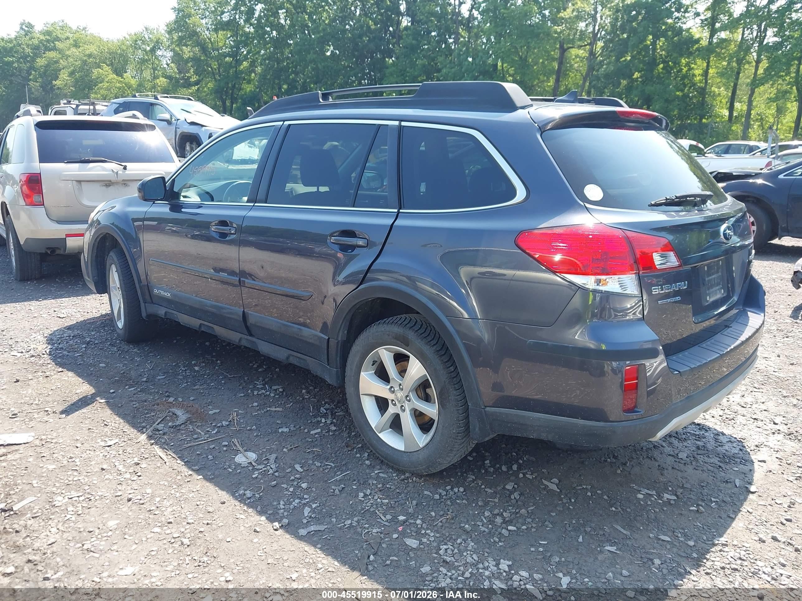 2013 Subaru Outback 3.6r Limited Синий vin: 4S4BRDPC9D2247609