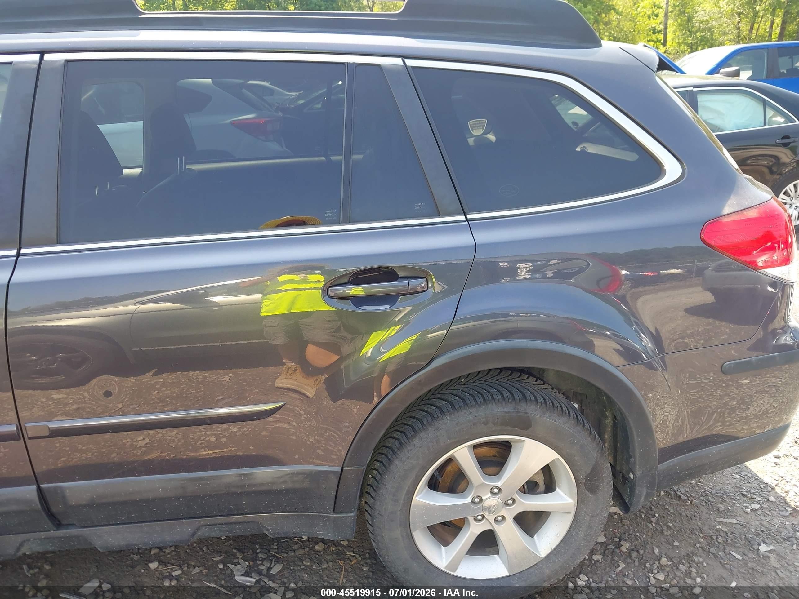 2013 Subaru Outback 3.6r Limited Синий vin: 4S4BRDPC9D2247609