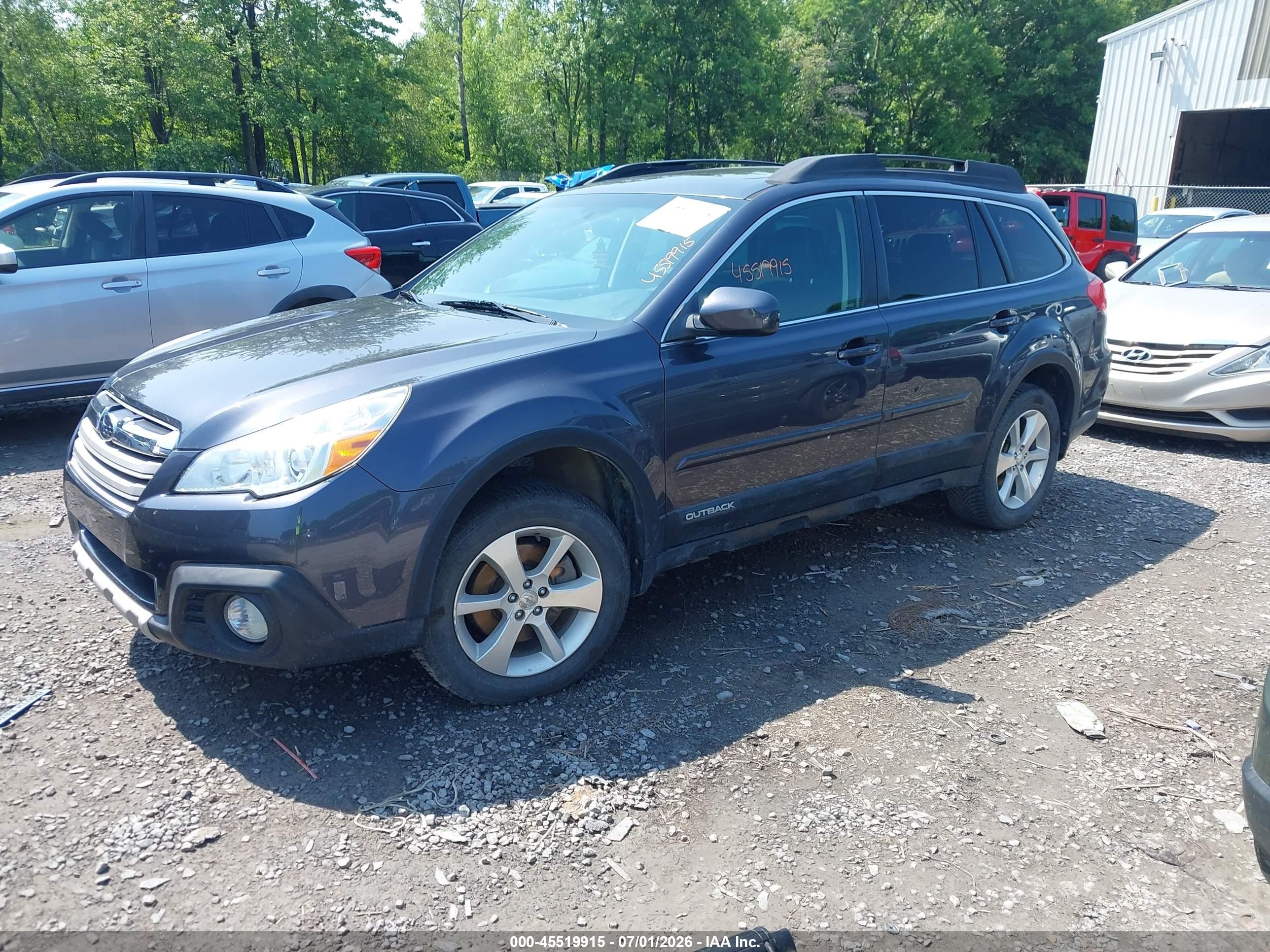 2013 Subaru Outback 3.6r Limited Синий vin: 4S4BRDPC9D2247609
