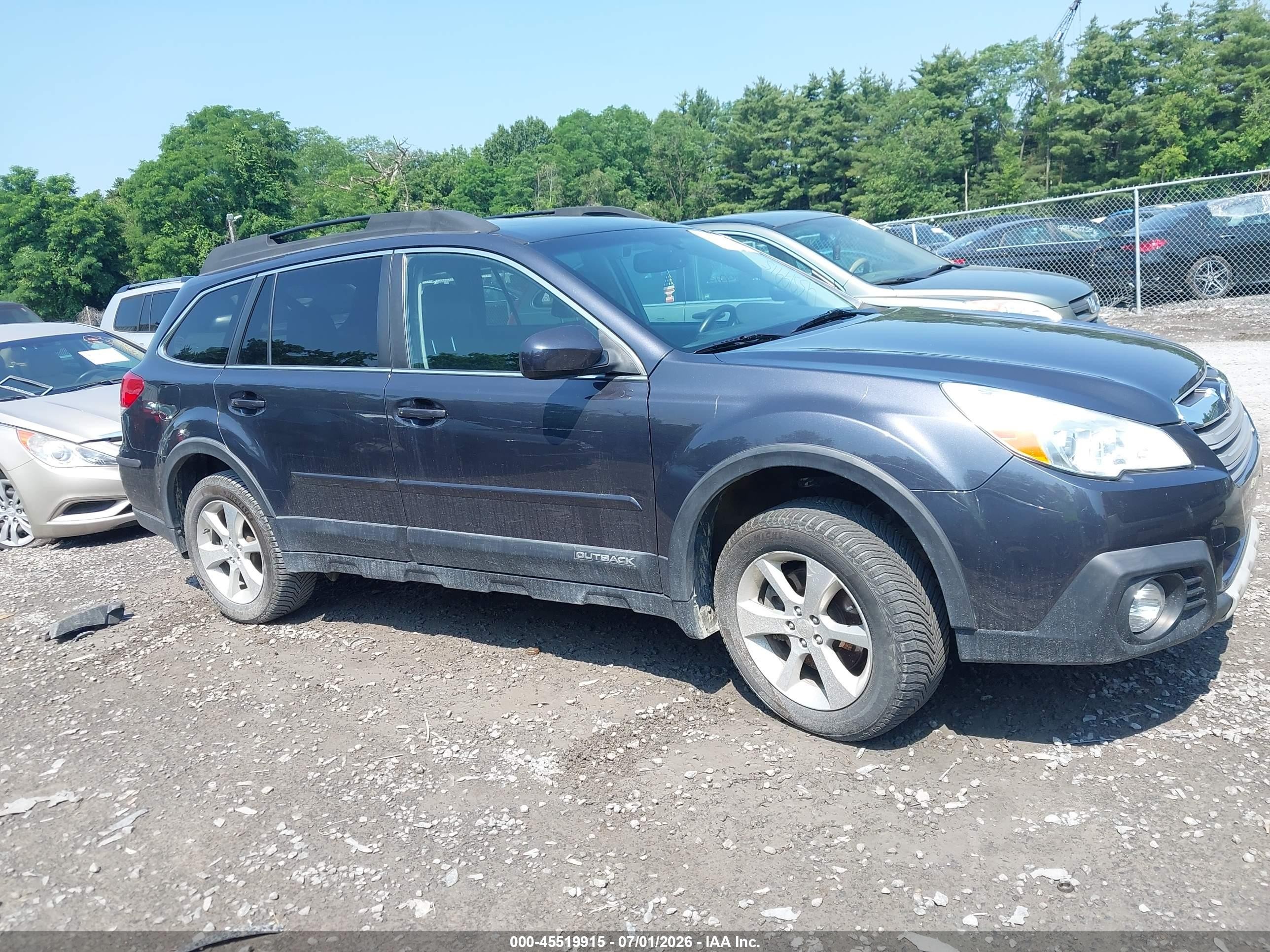 2013 Subaru Outback 3.6r Limited Синий vin: 4S4BRDPC9D2247609