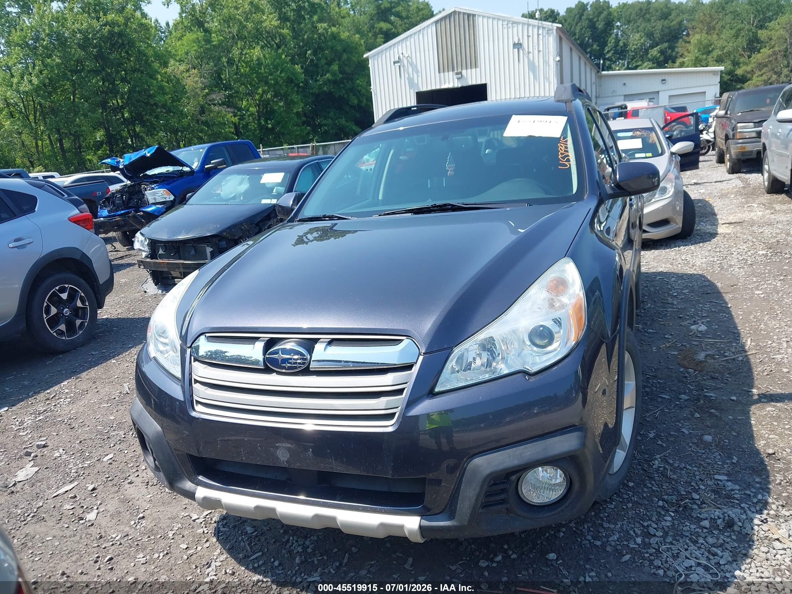 2013 Subaru Outback 3.6r Limited Синий vin: 4S4BRDPC9D2247609