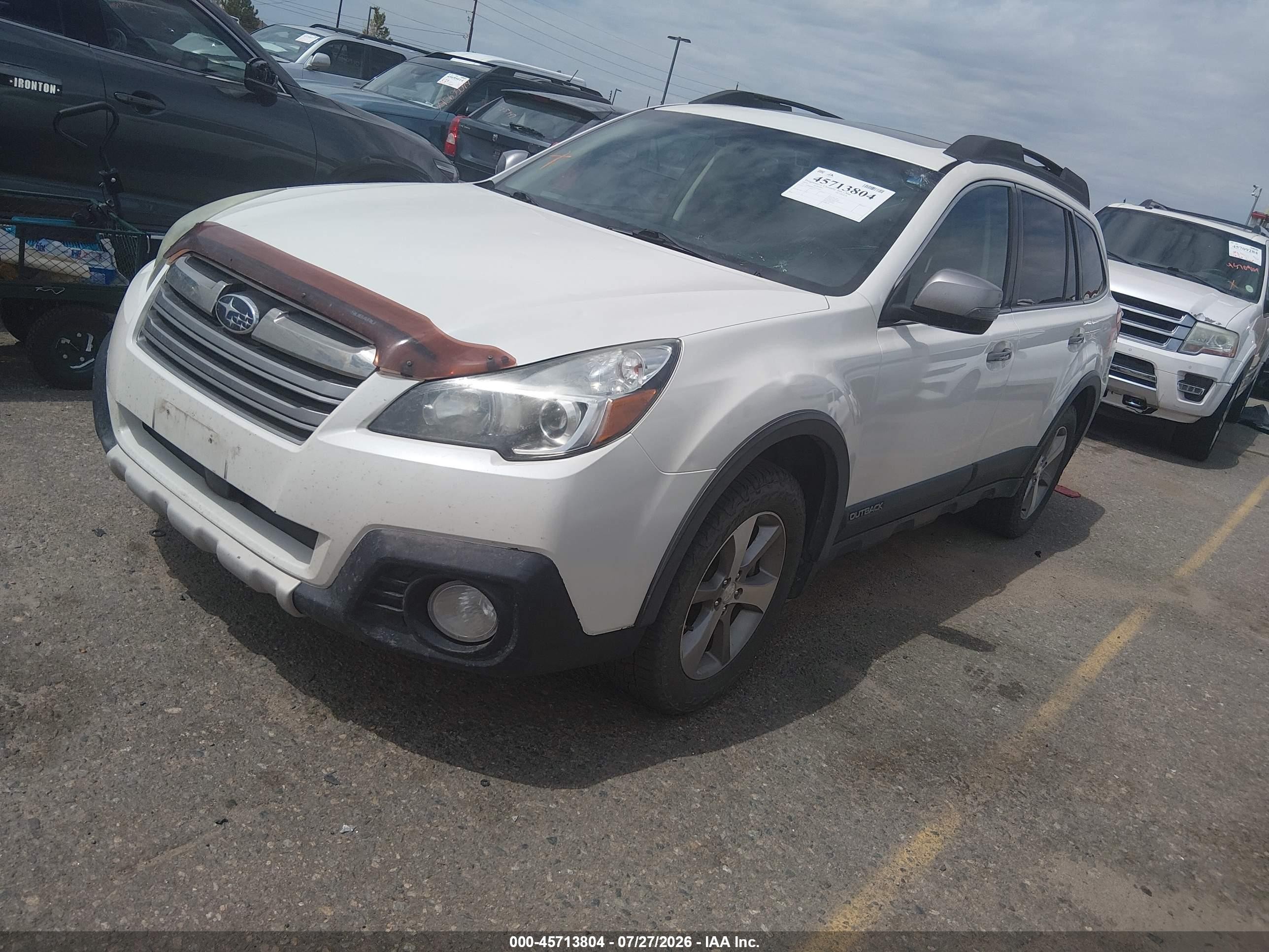 2014 Subaru Outback 3.6r Limited Белый vin: 4S4BRDPC9E2213820