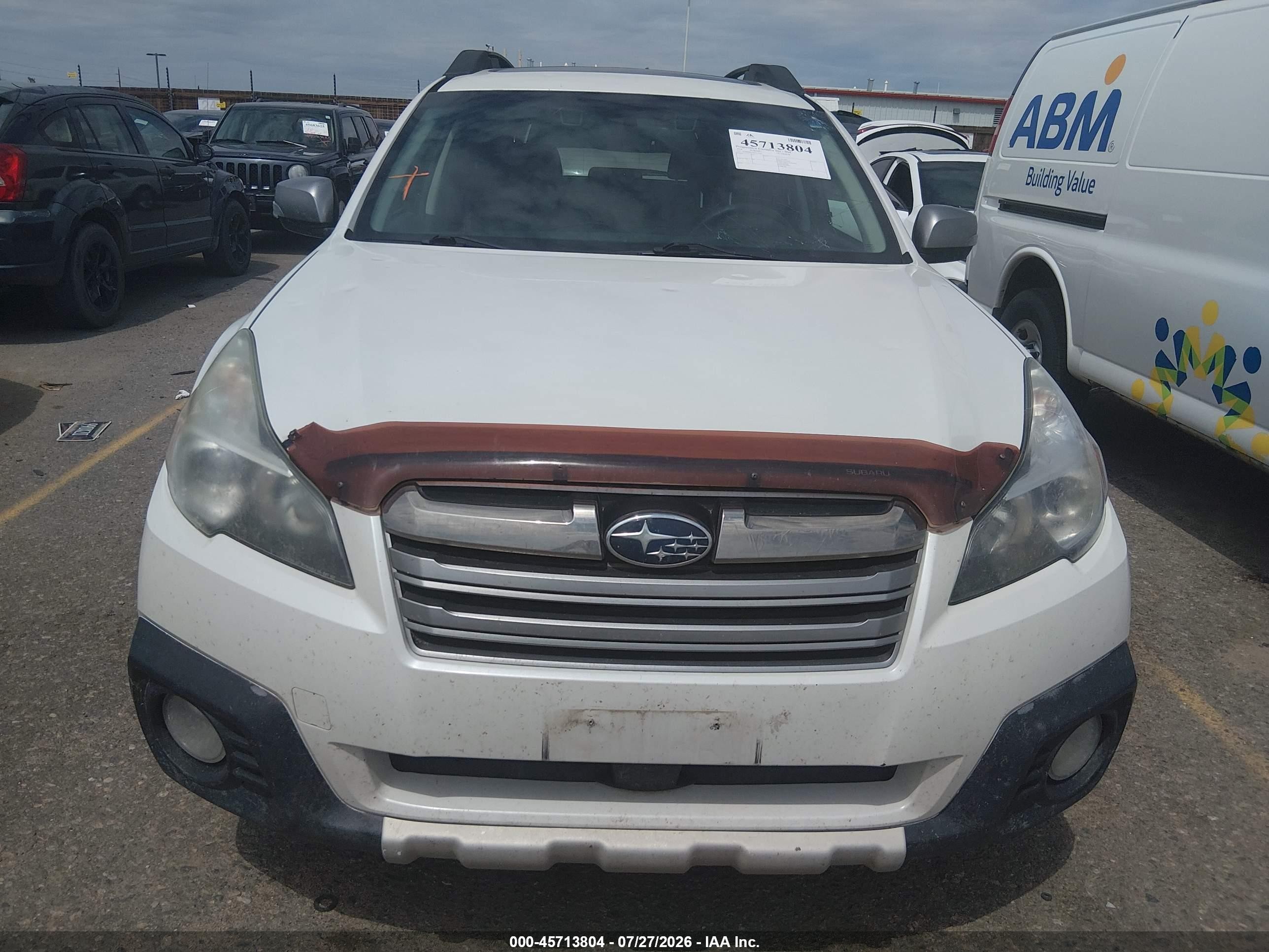 2014 Subaru Outback 3.6r Limited Белый vin: 4S4BRDPC9E2213820