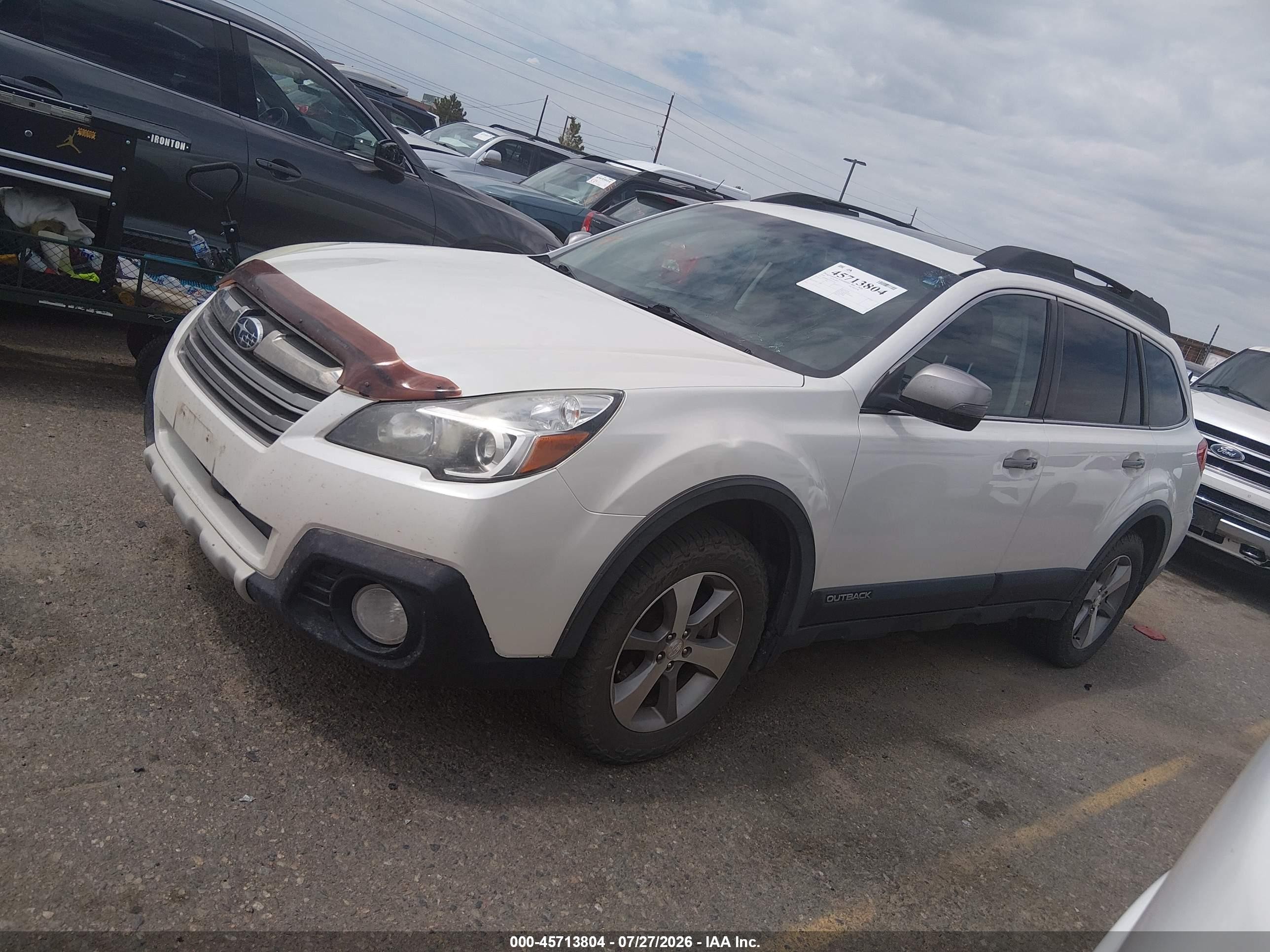 2014 Subaru Outback 3.6r Limited Белый vin: 4S4BRDPC9E2213820