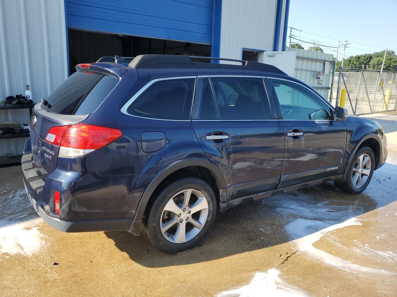 2014 Subaru Outback 3.6r Limited Blue vin: 4S4BRDPC9E2281406 Damage: Right Rear Door, Dent(S) W/ Paint Dmg, 2 To 3 Inches
