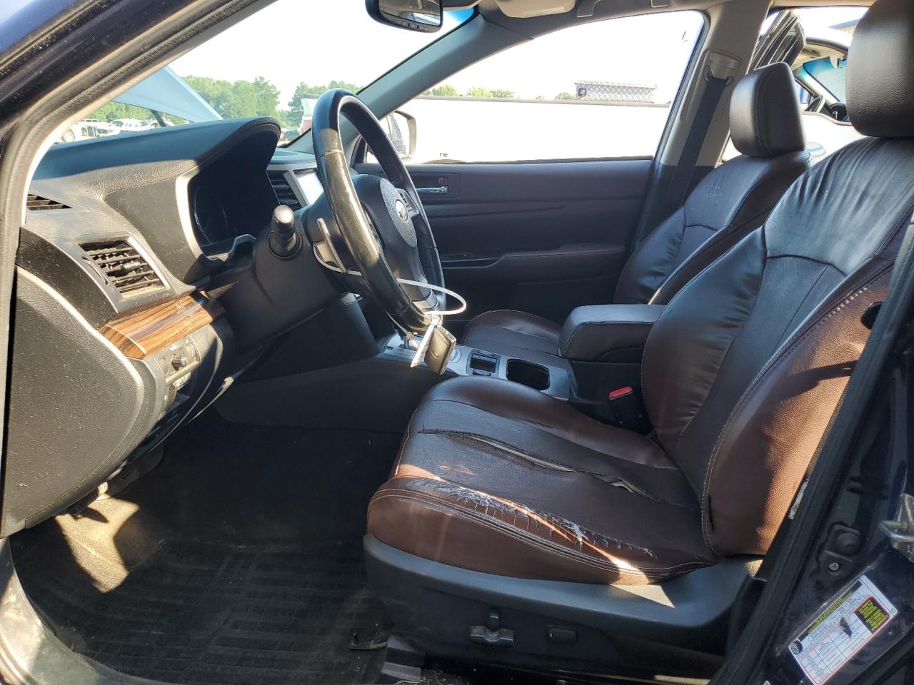 2014 Subaru Outback 3.6r Limited Blue vin: 4S4BRDPC9E2281406 Damage: Left Front Seat Cushion, Torn, > 12 Inches
