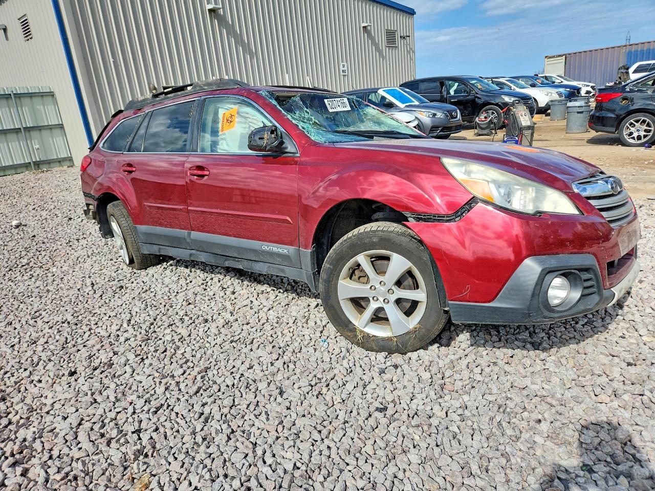 2013 Subaru Outback 3.6r Limited Red vin: 4S4BRDPCXD2285530