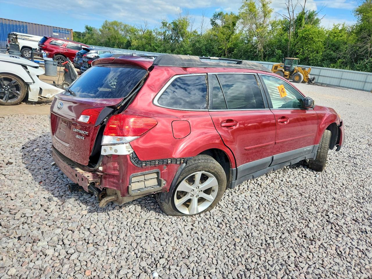 2013 Subaru Outback 3.6r Limited Red vin: 4S4BRDPCXD2285530