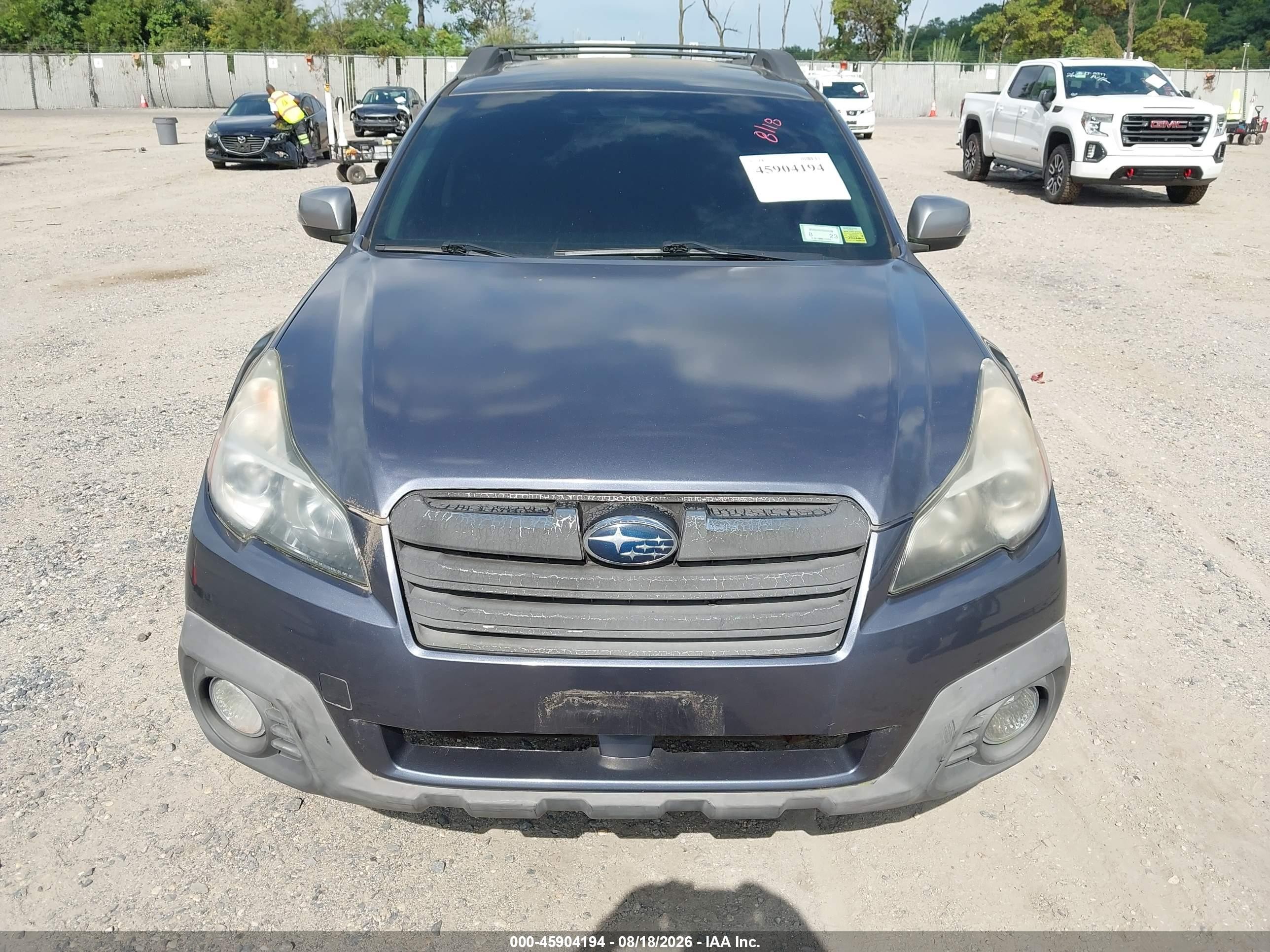 2014 Subaru Outback 3.6r Limited Gray vin: 4S4BRDPCXE2236135
