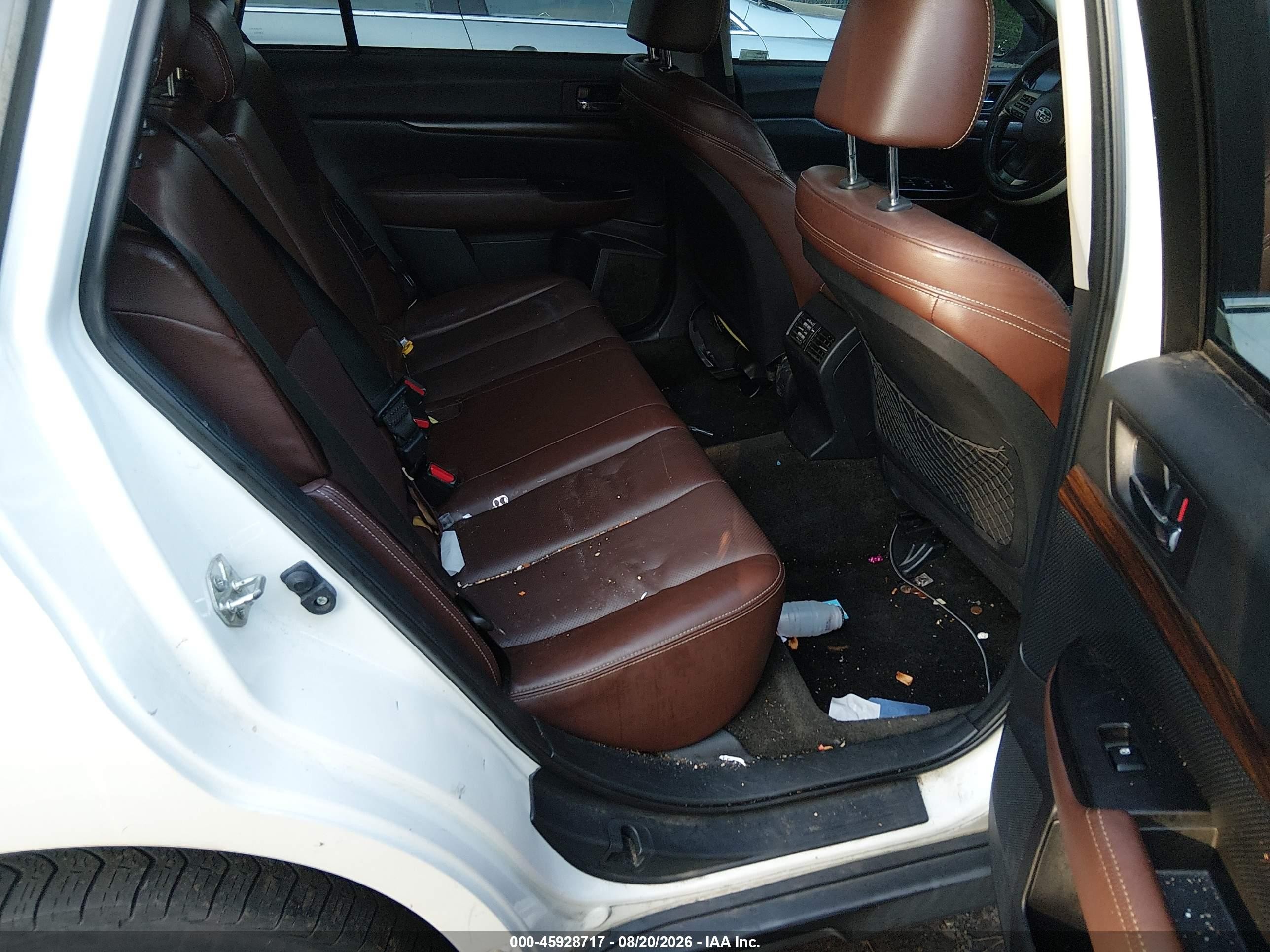 2013 Subaru Outback 3.6r Limited White vin: 4S4BRDSC3D2311781