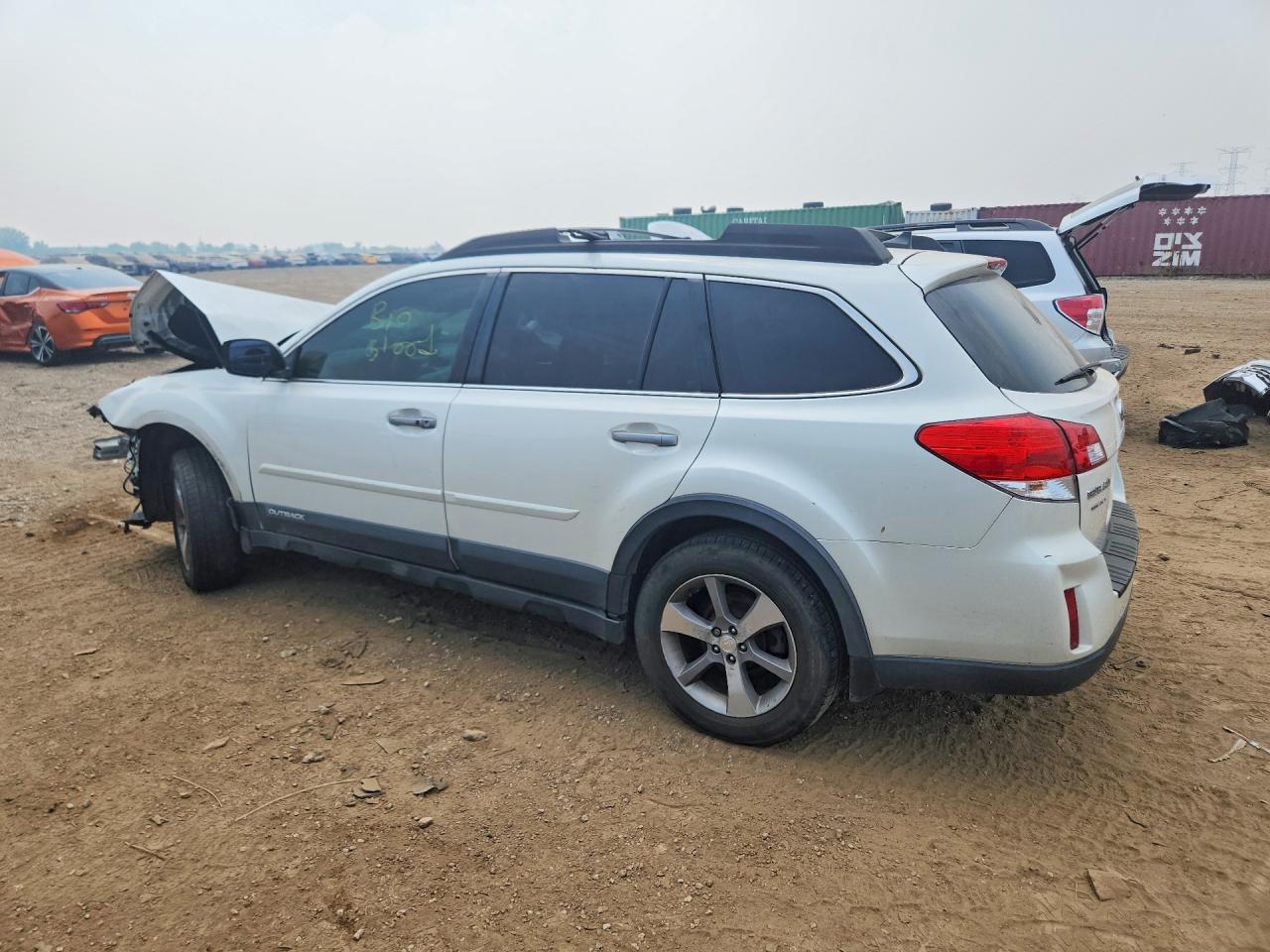 2013 Subaru Outback 3.6r Limited White vin: 4S4BRDSC7D2303814