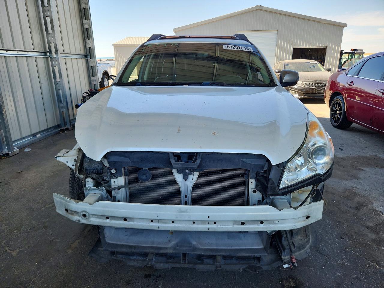 2013 Subaru Outback 3.6r Limited White vin: 4S4BRDSC8D2269060