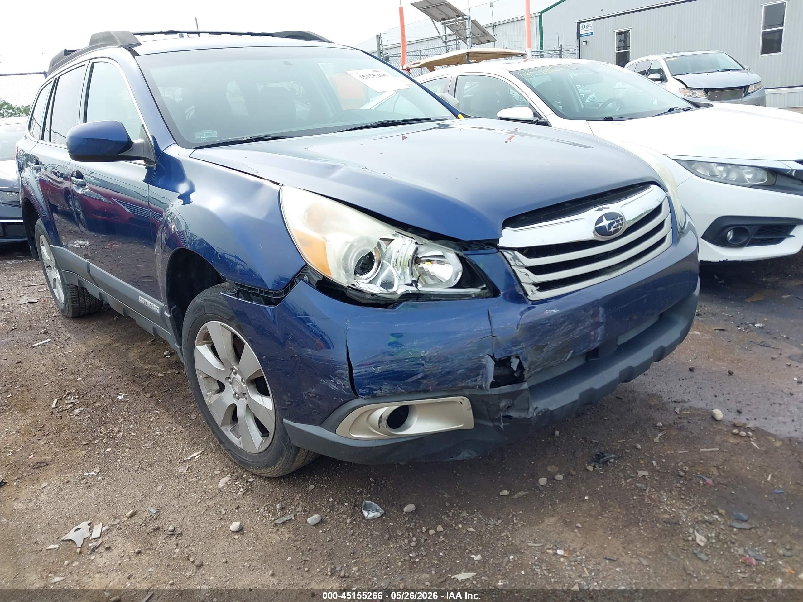 2010 Subaru Outback 3.6r Blue vin: 4S4BREAC8A2329728