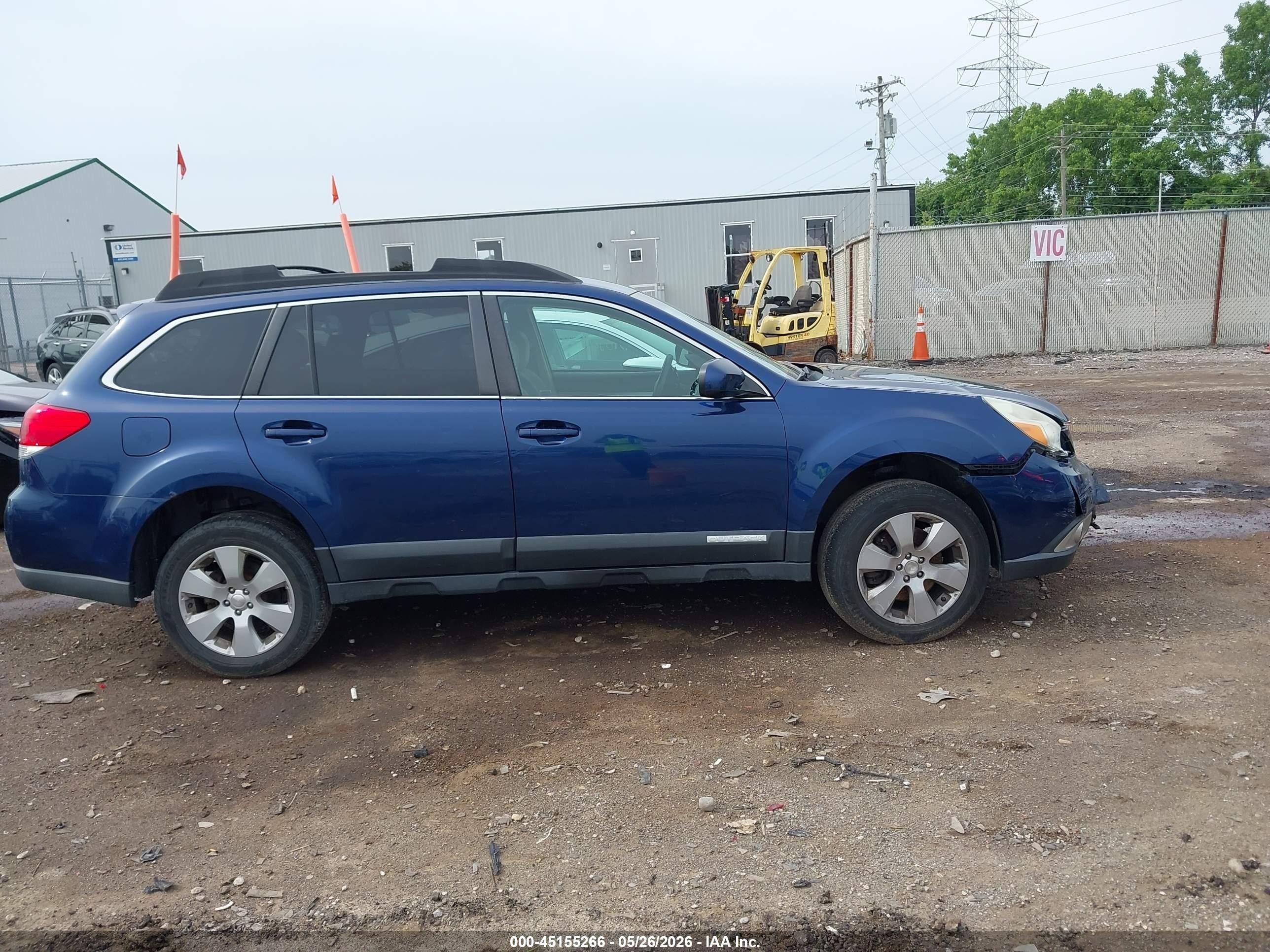 2010 Subaru Outback 3.6r Blue vin: 4S4BREAC8A2329728