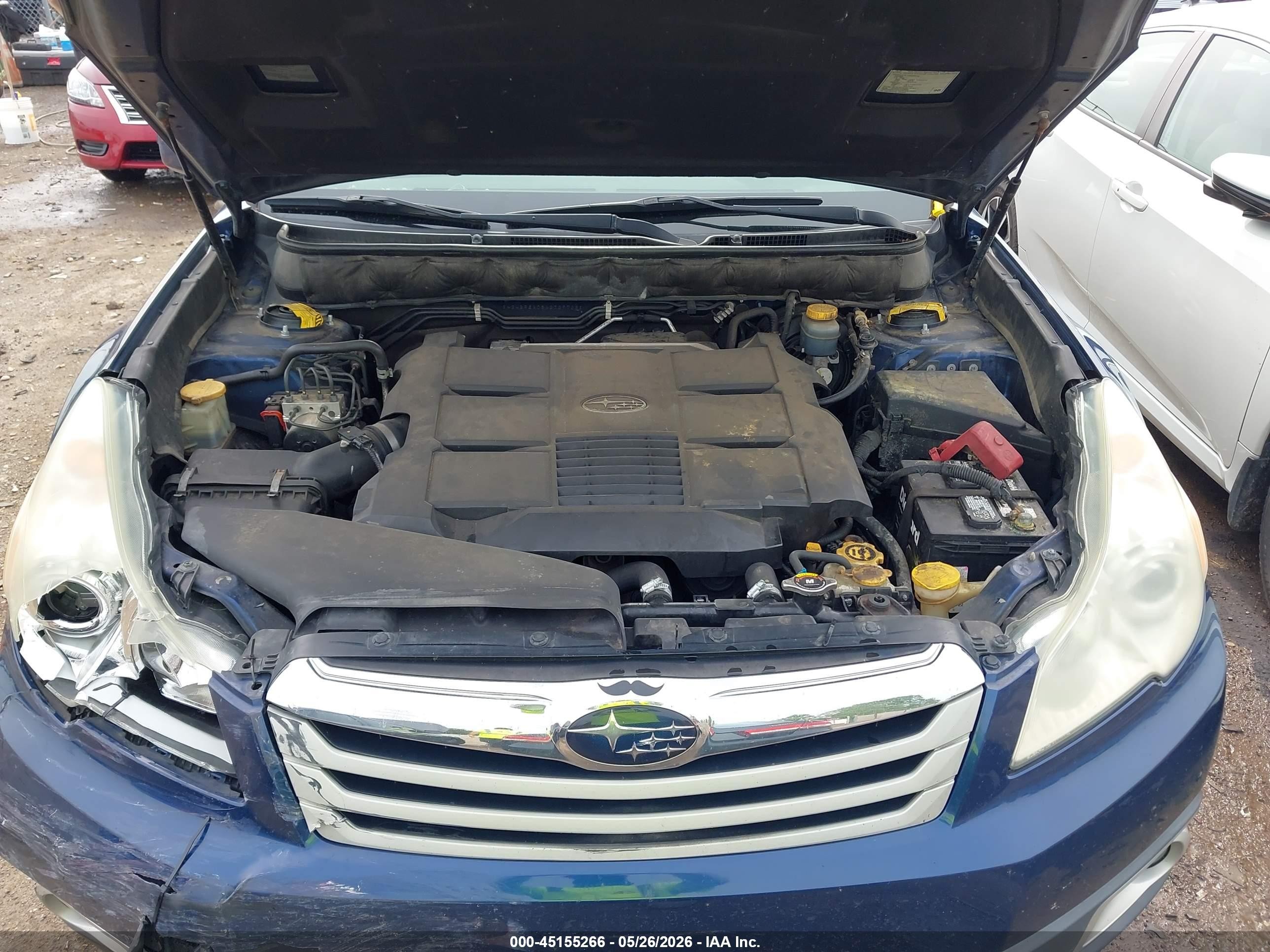 2010 Subaru Outback 3.6r Blue vin: 4S4BREAC8A2329728