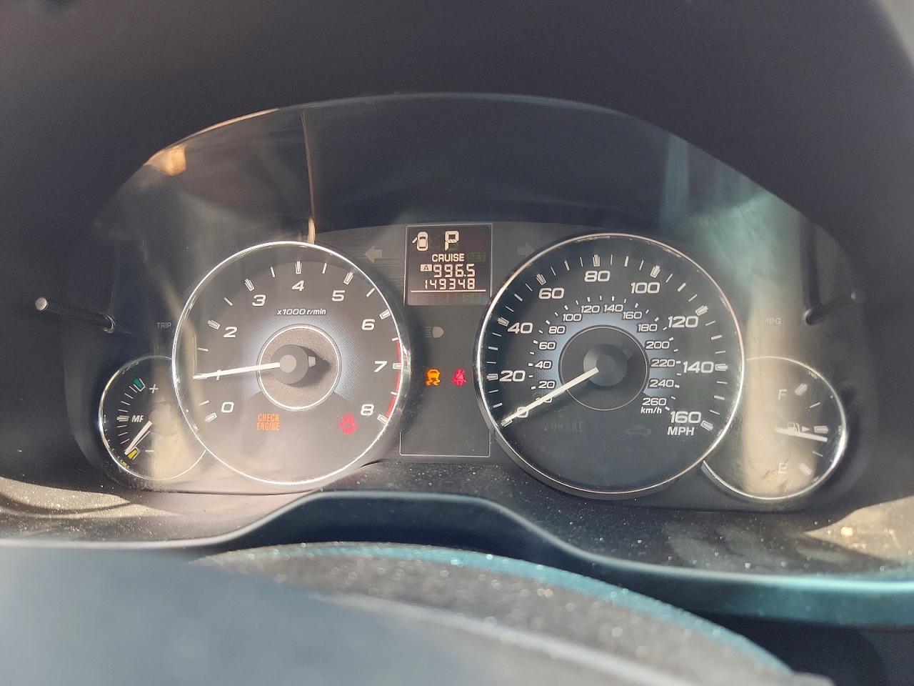 2010 Subaru Outback 3.6r Limited Charcoal vin: 4S4BRELC1A2349509