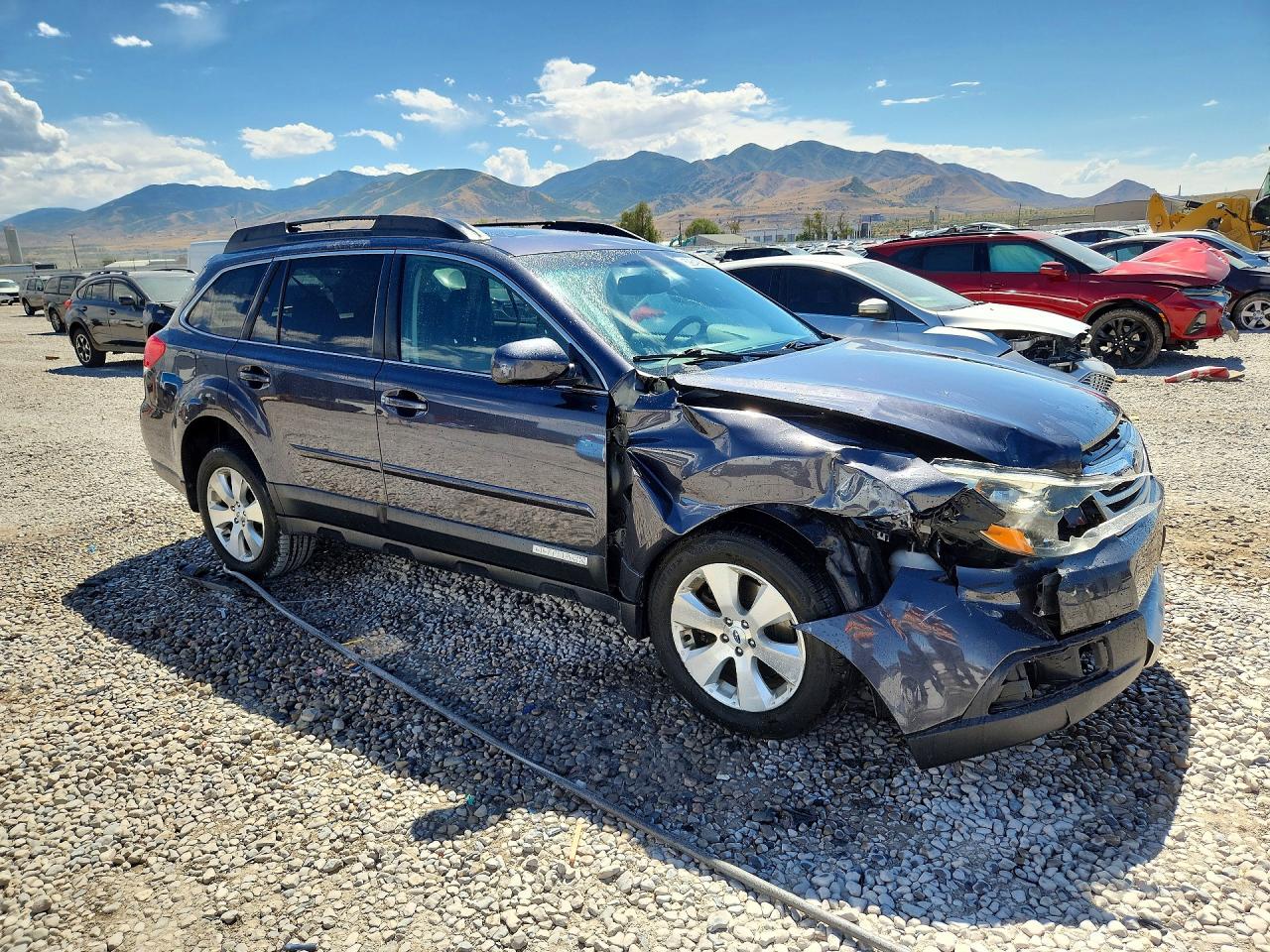 2012 Subaru Outback 3.6r Limited Charcoal vin: 4S4BRELC2C2221105