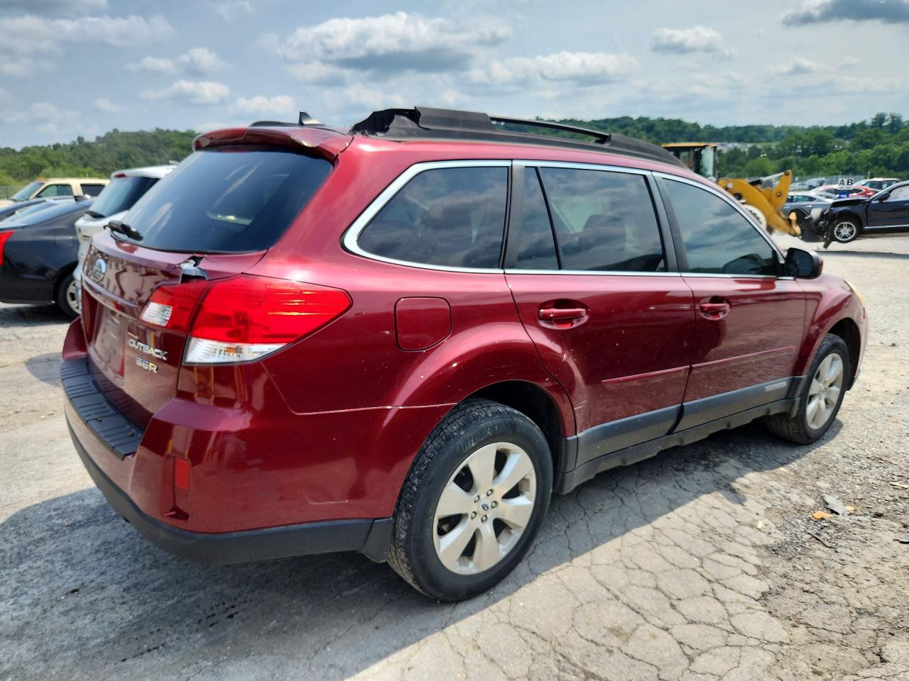 2012 Subaru Outback 3.6r Limited Maroon vin: 4S4BRELC5C2214732