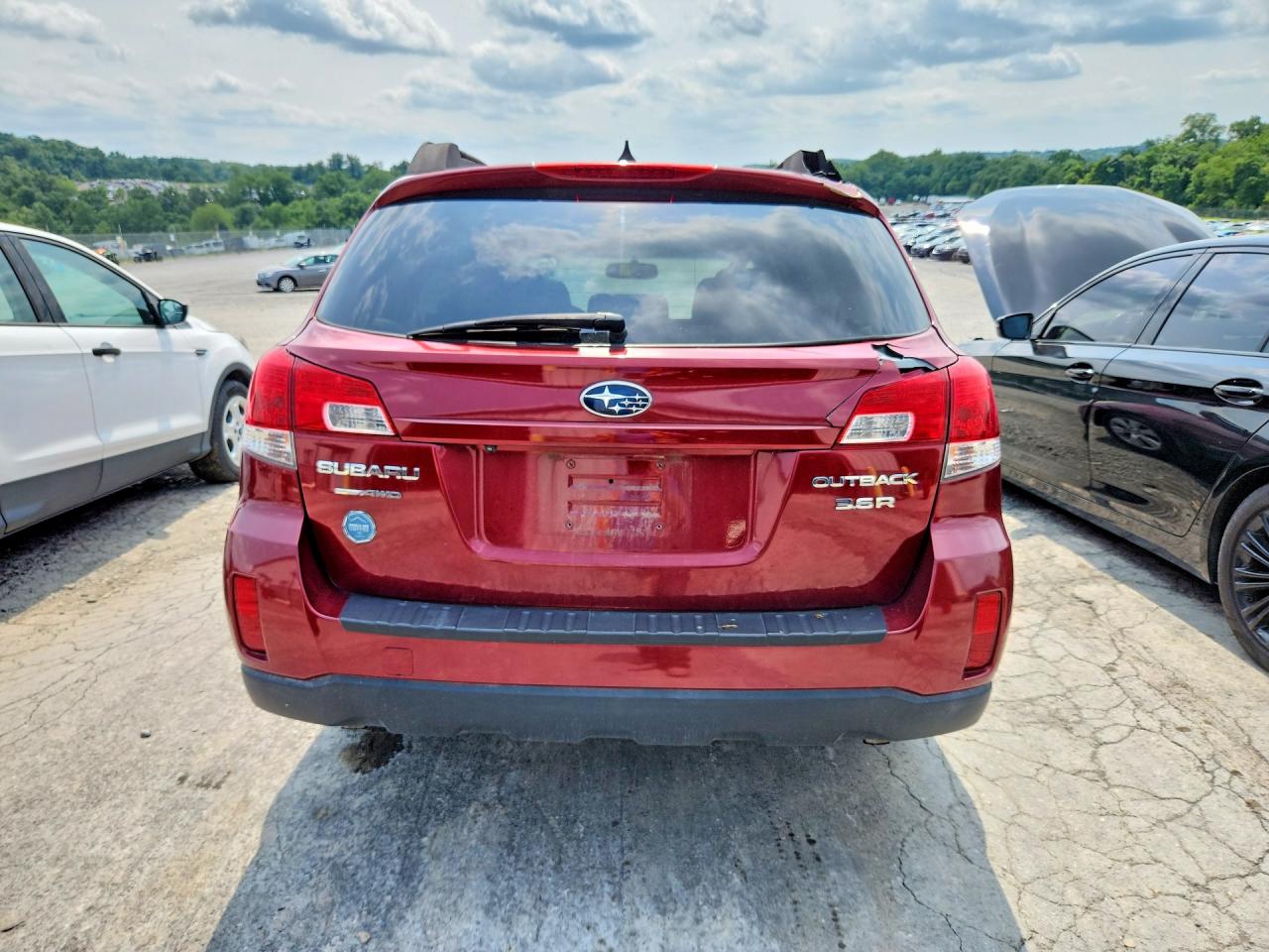 2012 Subaru Outback 3.6r Limited Maroon vin: 4S4BRELC5C2214732