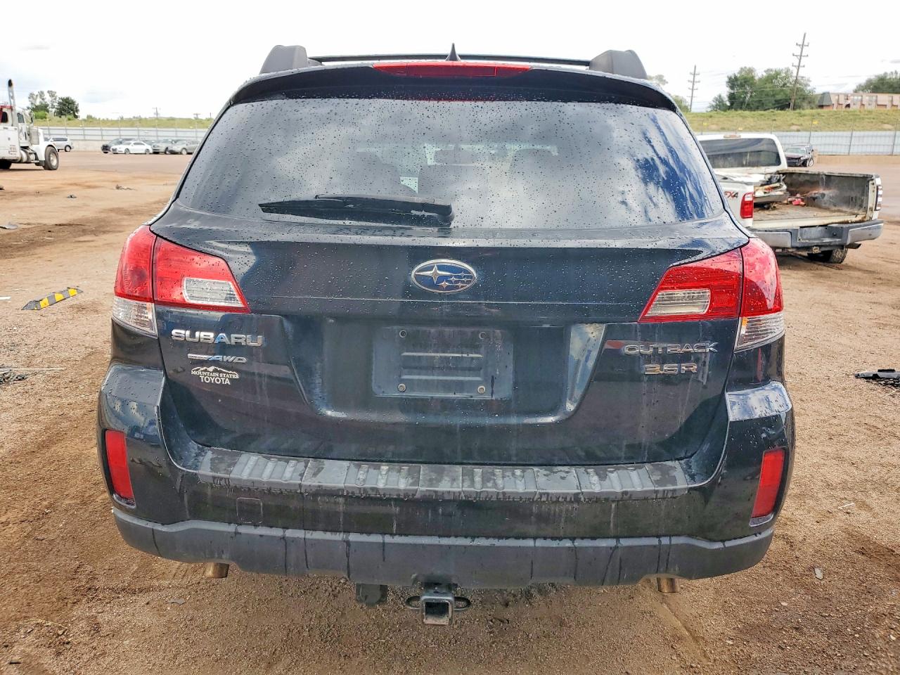 2012 Subaru Outback 3.6r Limited Черный vin: 4S4BRELC7C2244105