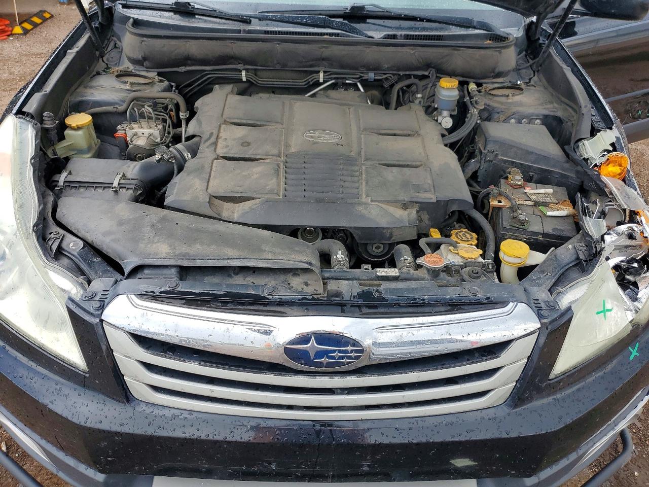 2012 Subaru Outback 3.6r Limited Черный vin: 4S4BRELC7C2244105