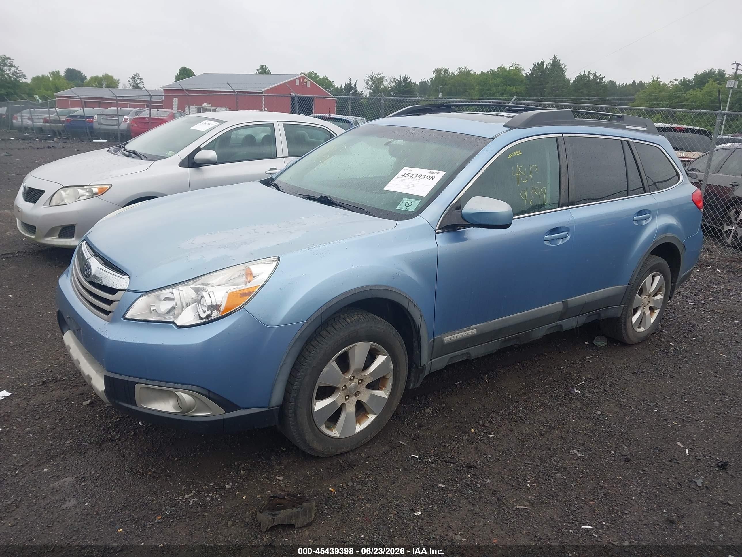 2010 Subaru Outback 3.6r Limited Blue vin: 4S4BRELC8A2362693