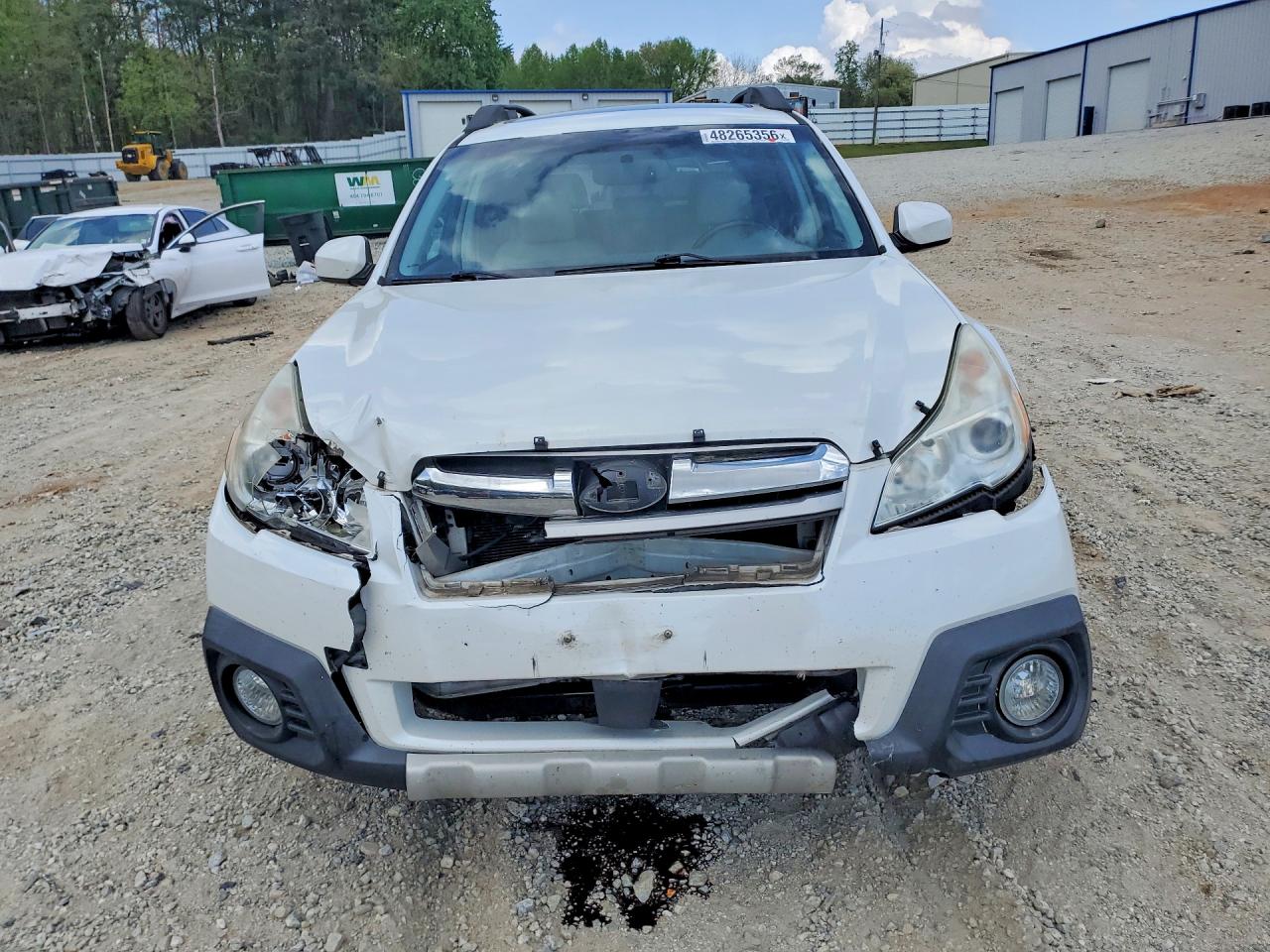 2013 Subaru Outback 3.6r Limited White vin: 4S4BRELCXD2211004