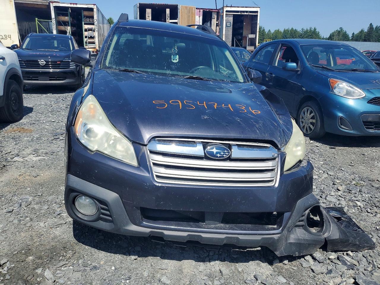 2013 Subaru Outback 2.5i Premium Charcoal vin: 4S4BRGBC1D3254511