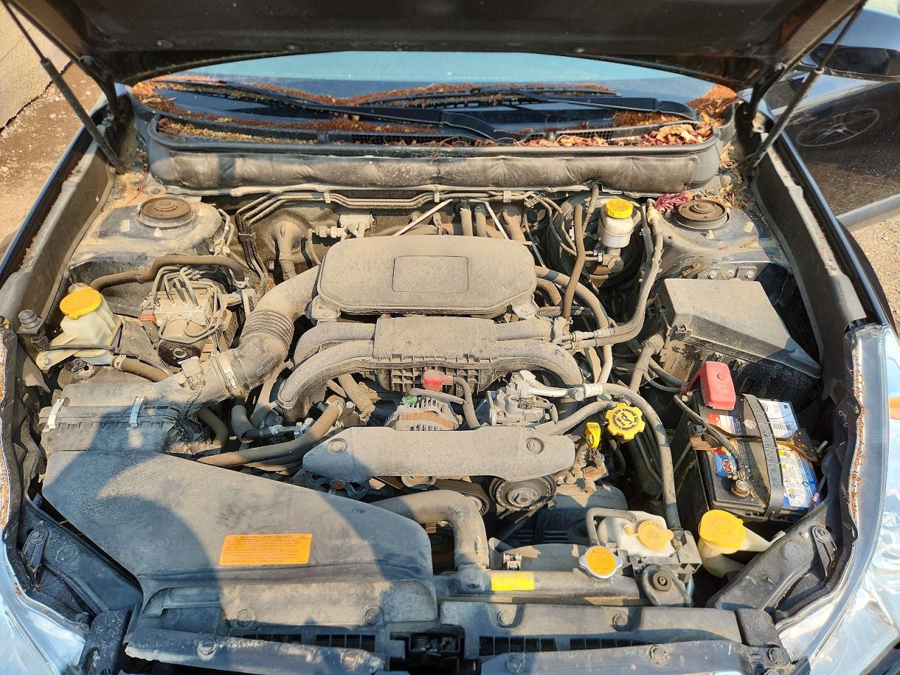 2012 Subaru Outback 2.5i Premium Черный vin: 4S4BRGBC3C3200626