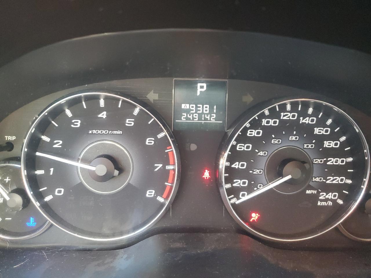 2012 Subaru Outback 2.5i Premium Red vin: 4S4BRGGC6C3265043